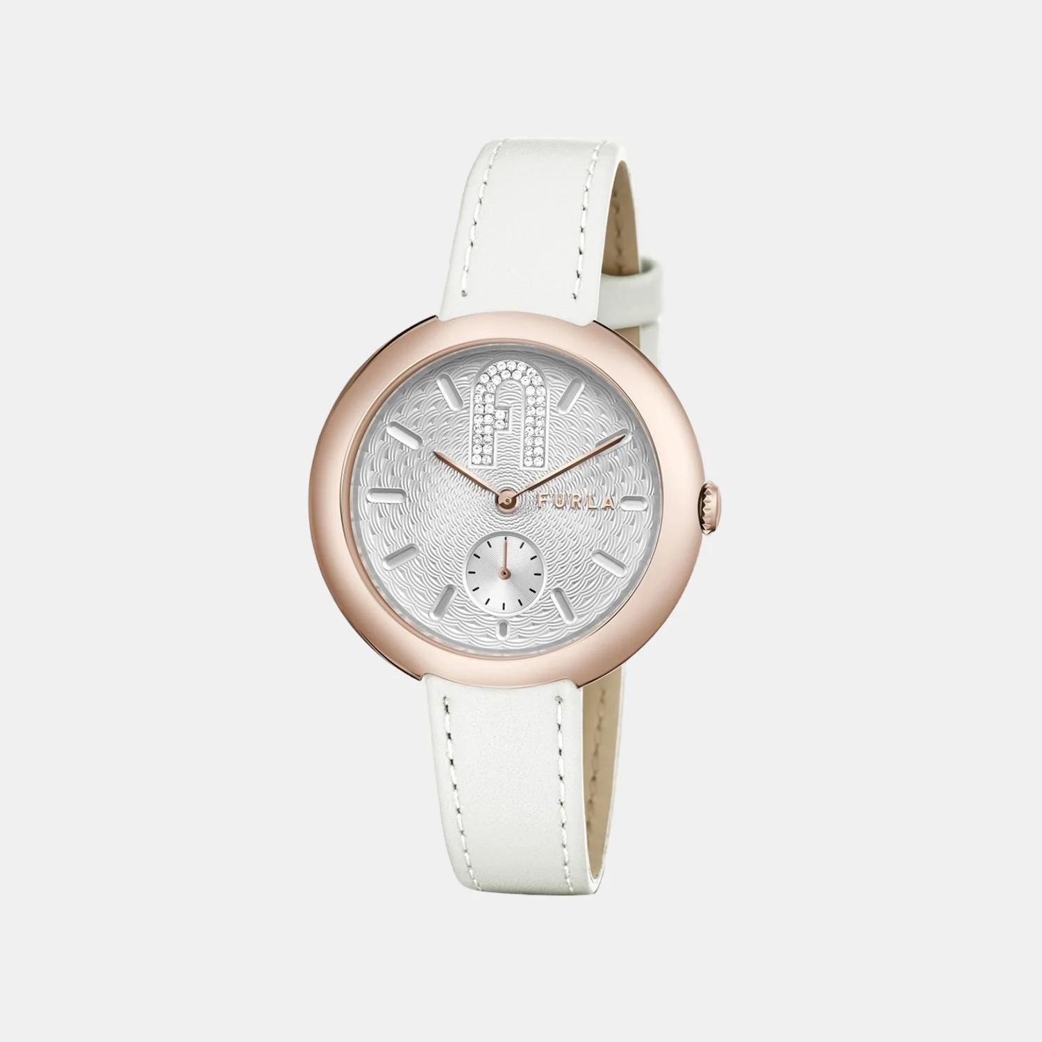 Furla Heritage Women Quartz Silver Dial Analog Leather Watch WW00013004L3 - Image 5