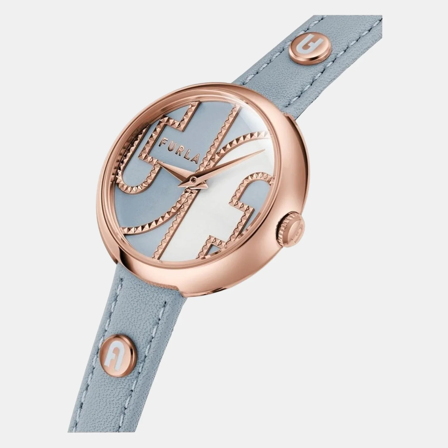 Furla Heritage Women Quartz Dual Tone Dial Analog Leather Watch WW00005015L3 - Image 4