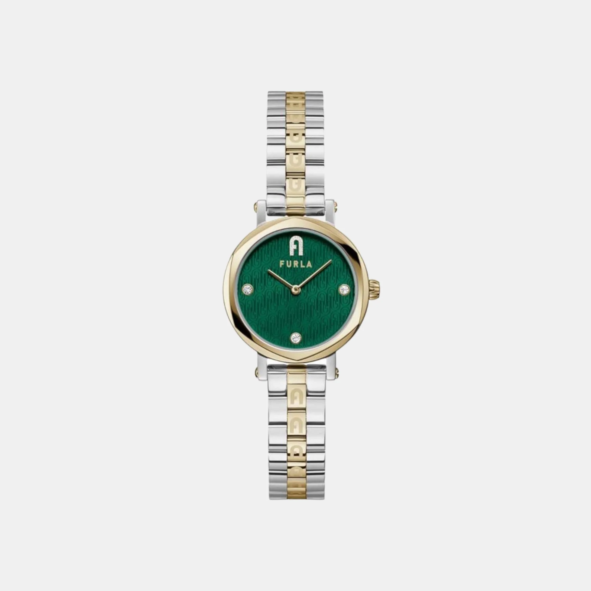 Women Quartz Green Dial Analog Stainless Steel Watch WW00033001L4 - Image 2