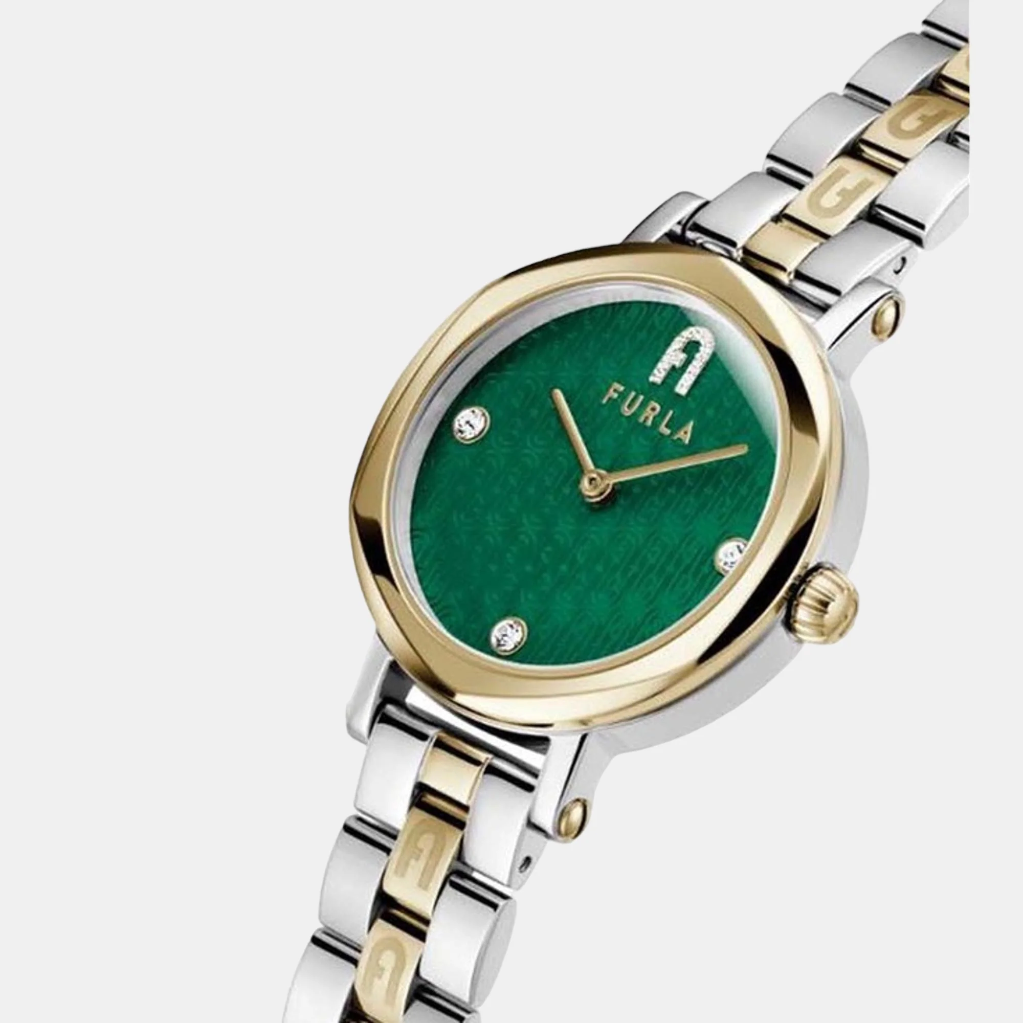 Women Quartz Green Dial Analog Stainless Steel Watch WW00033001L4 - Image 5