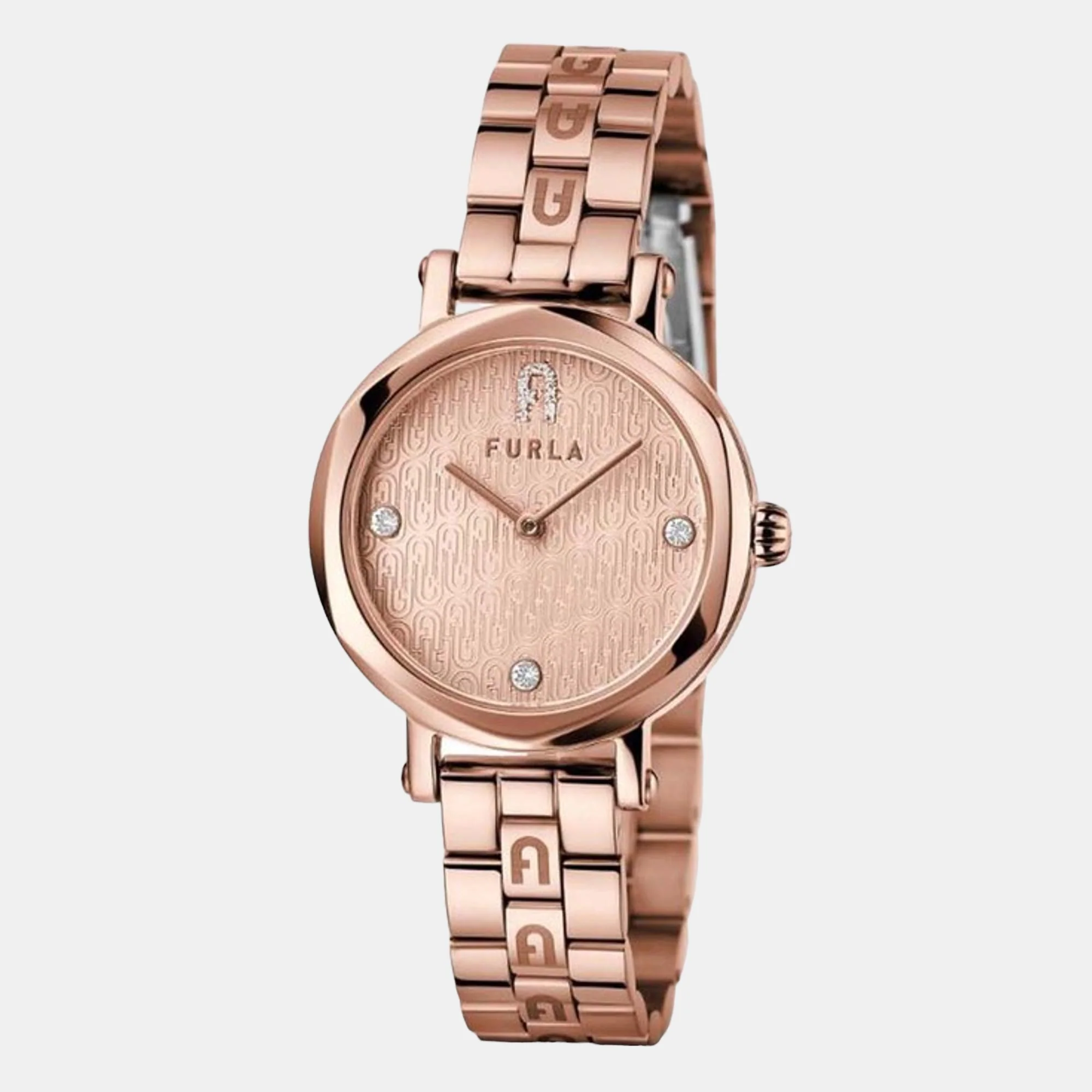 Women Quartz Rose Gold Dial Analog Stainless Steel Watch WW00033002L3 - Image 3