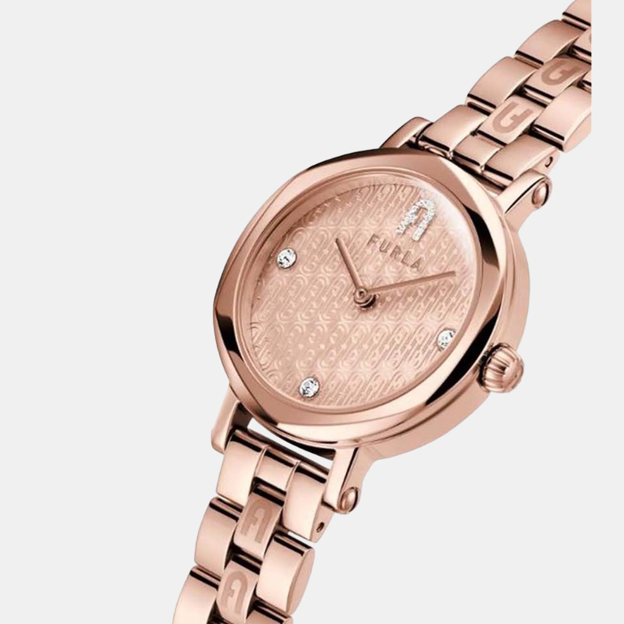 Women Quartz Rose Gold Dial Analog Stainless Steel Watch WW00033002L3 - Image 4