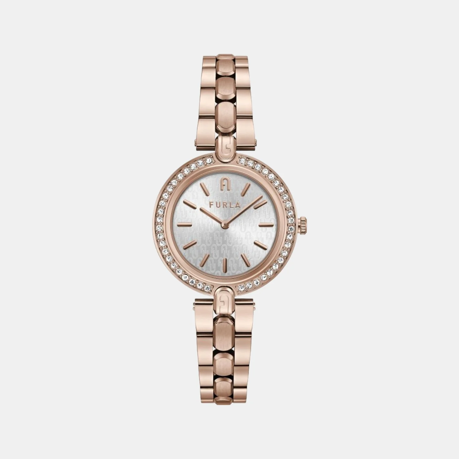 Women Quartz Silver Dial Analog Leather Watch WW00002003L3