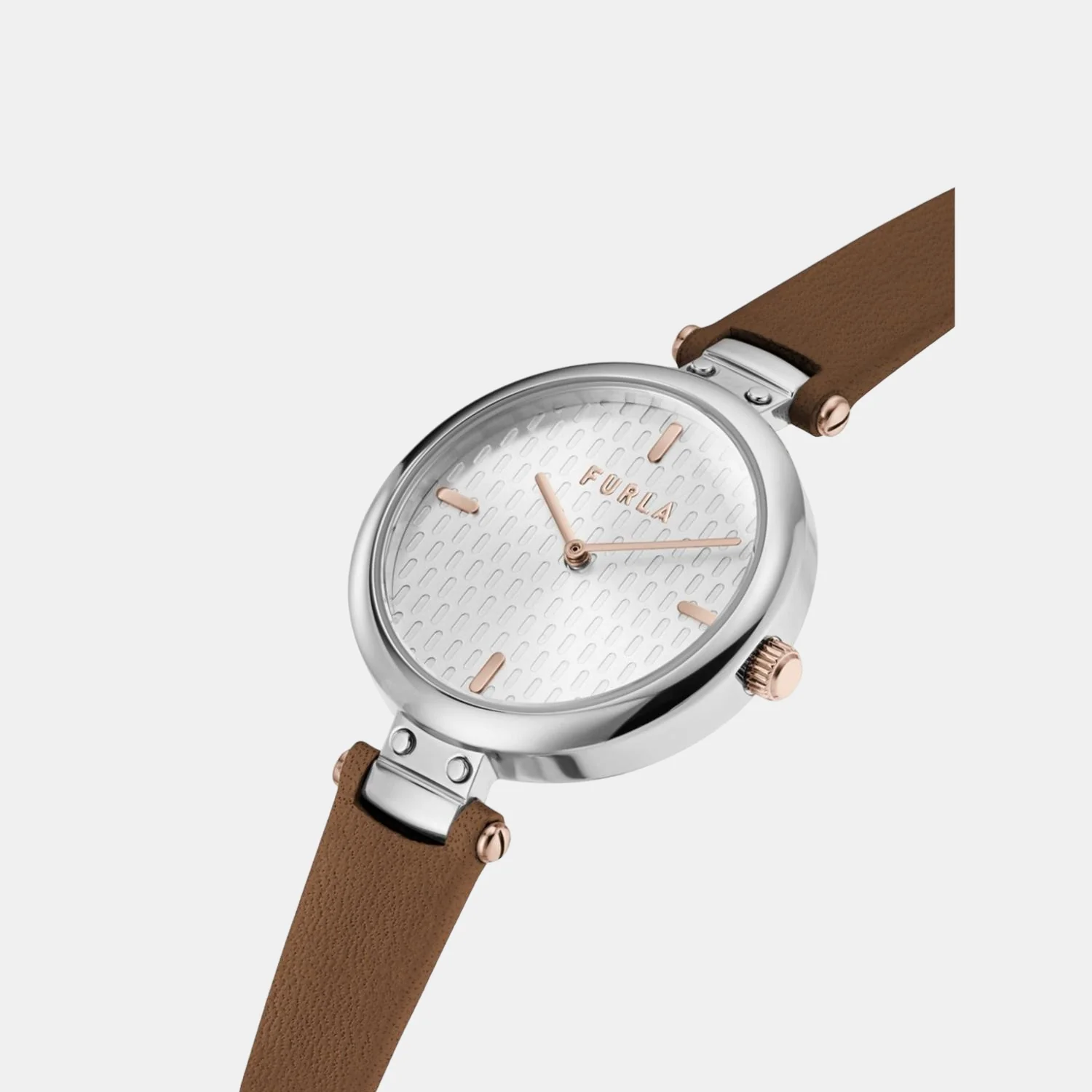 Women Quartz Silver Dial Analog Leather Watch WW00018002L1 - Image 3