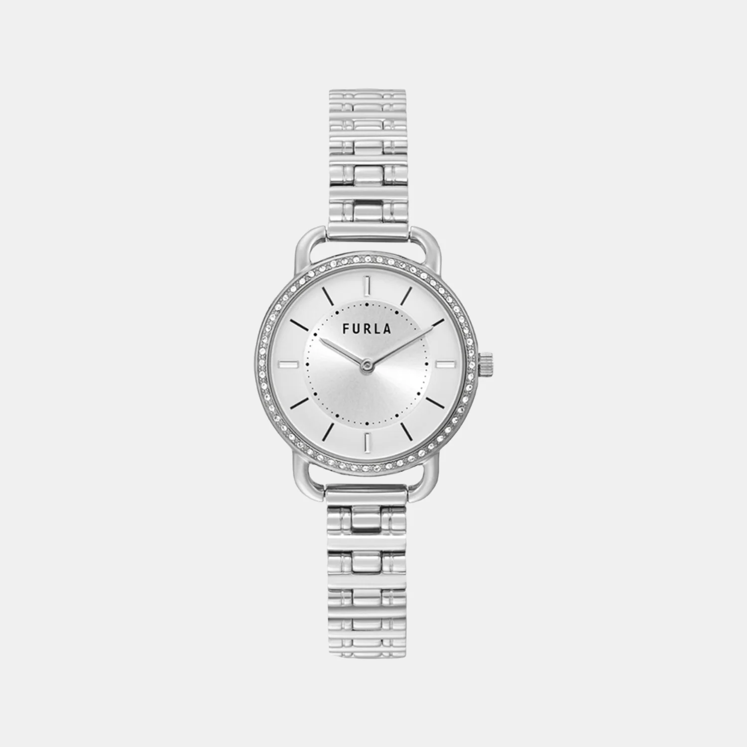 Women Quartz Silver Dial Analog Leather Watch WW00021012L1