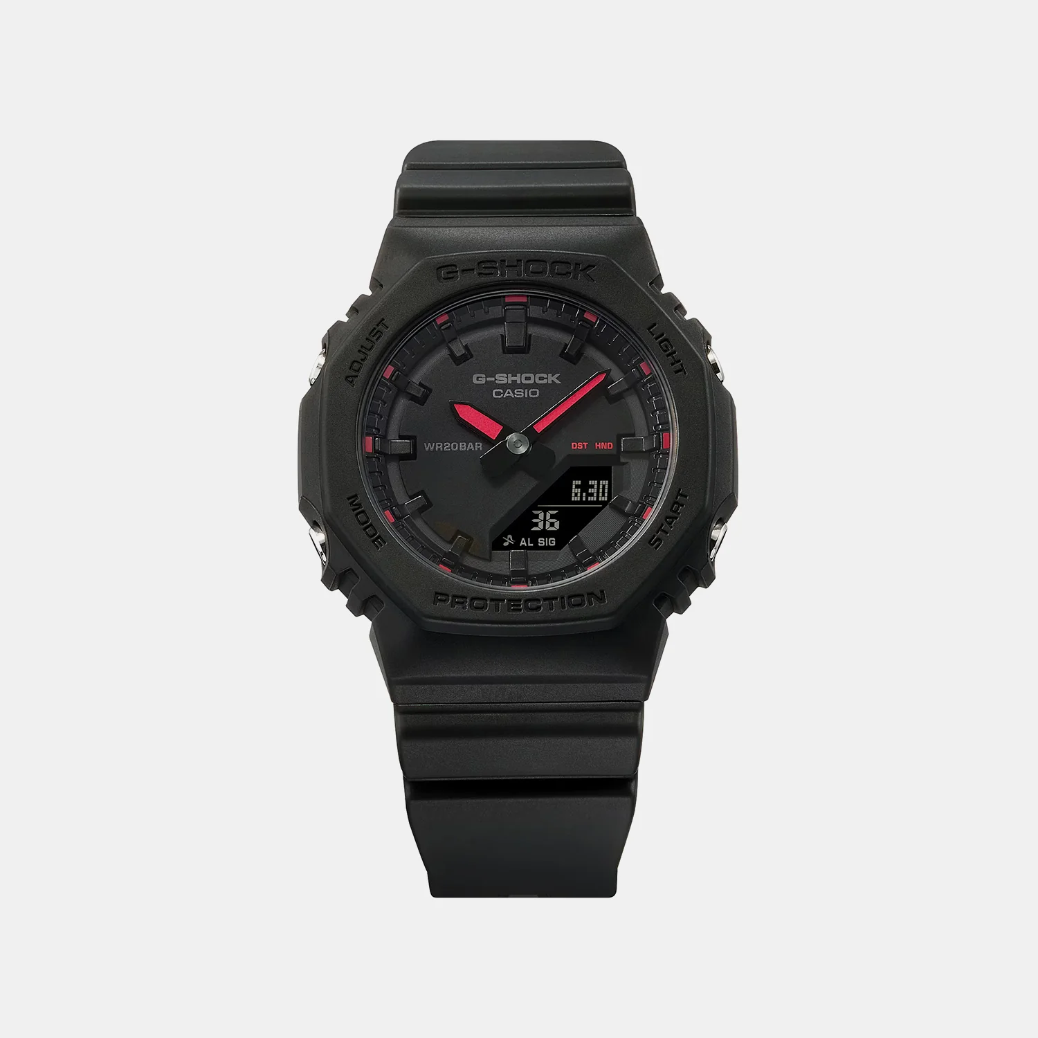 G-Shock Women Quartz Black Dial Analog-Digital Resin Watch GMA-P2100SA-1A1 G1718
