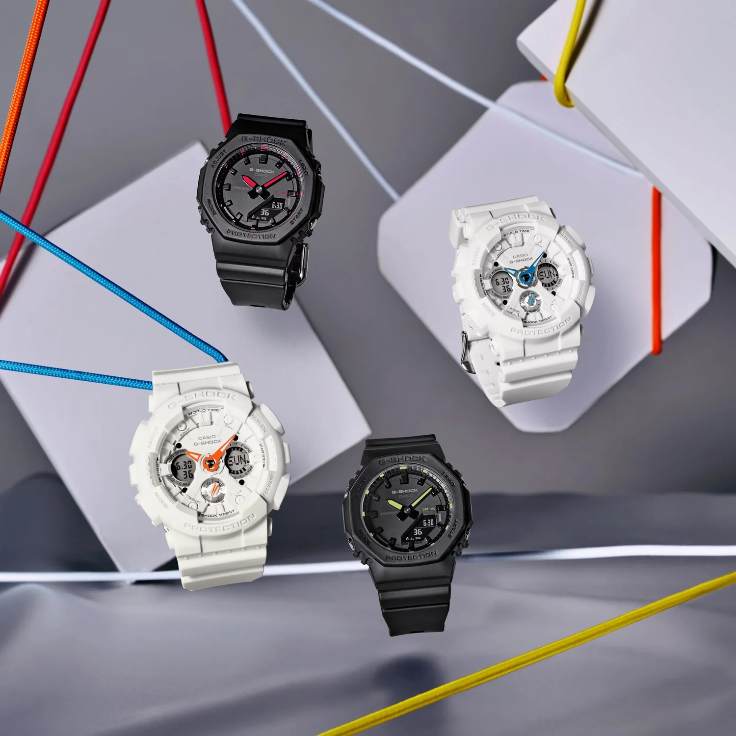 G-Shock Women Quartz Black Dial Analog-Digital Resin Watch GMA-P2100SA-1A1 G1718 - Image 4