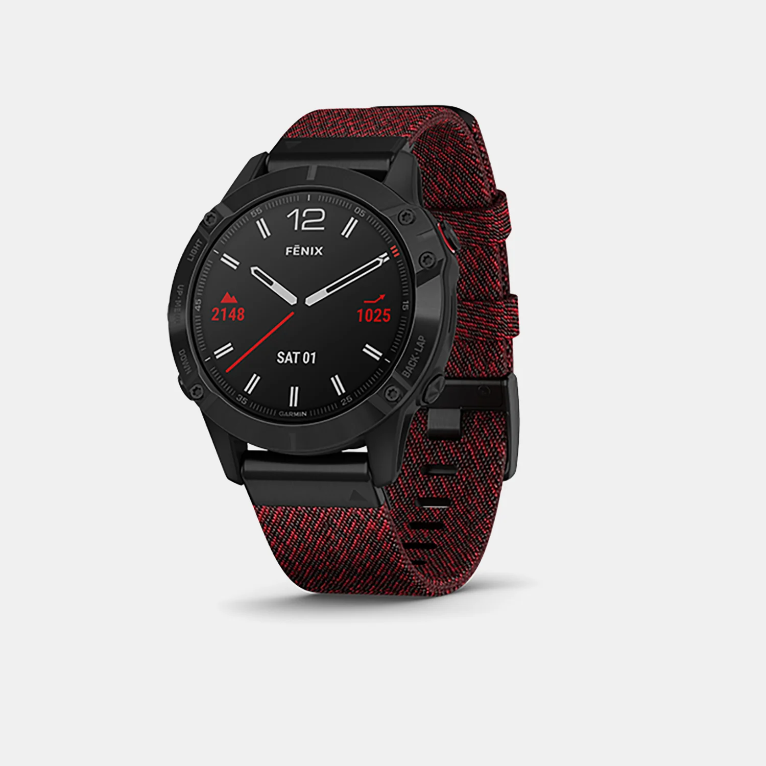 Fenix 6 Men Quartz Black Dial Analog Nylon Watch FENIX 6 BLACK DLC BLACK 010-02158-65B - Image 2