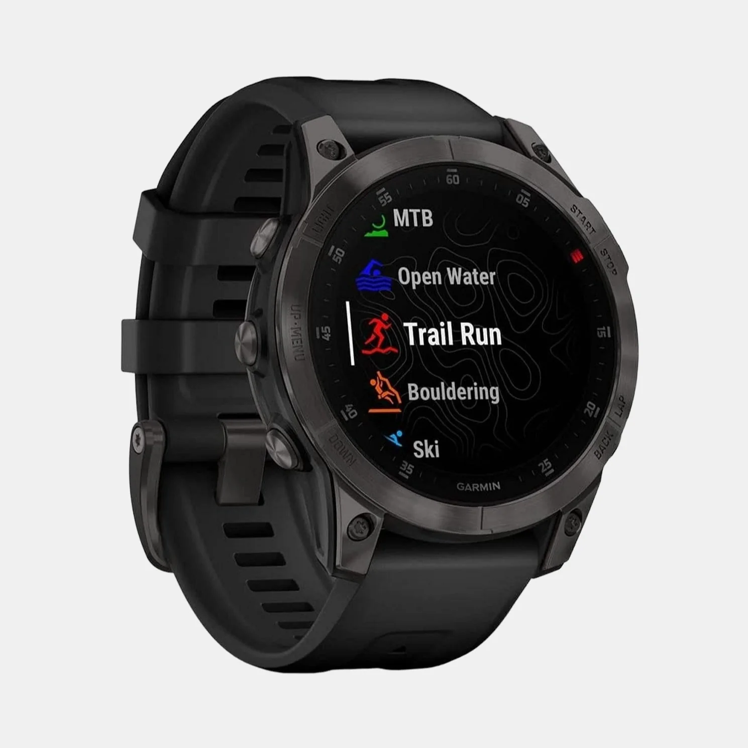 Men Processor Black Dial Amoled Silicone Watch EPIX GEN 2 010-02582-18 - Image 2