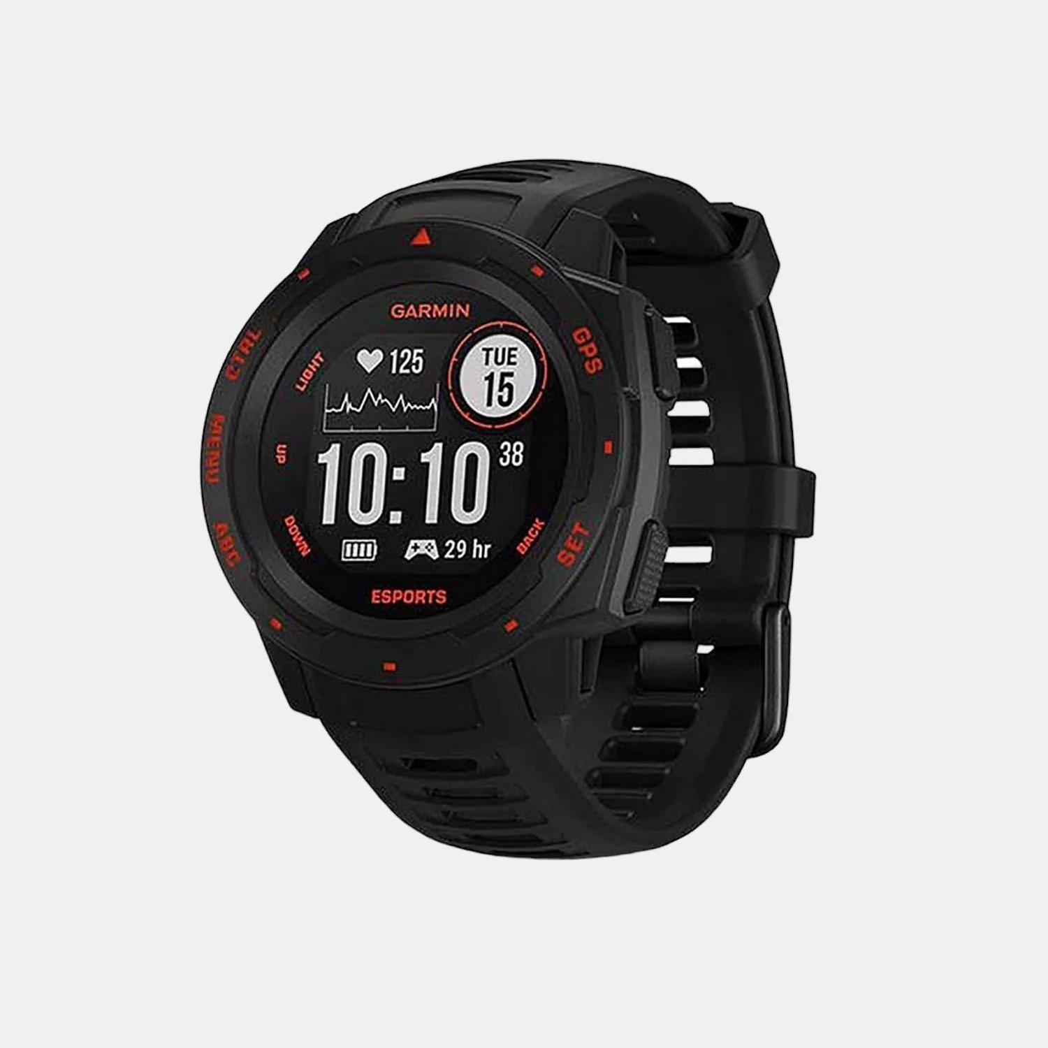 Men Processor Black Dial Digital Silicone Watch INSTINCT ESPORTS 010-02064-78 - Image 4