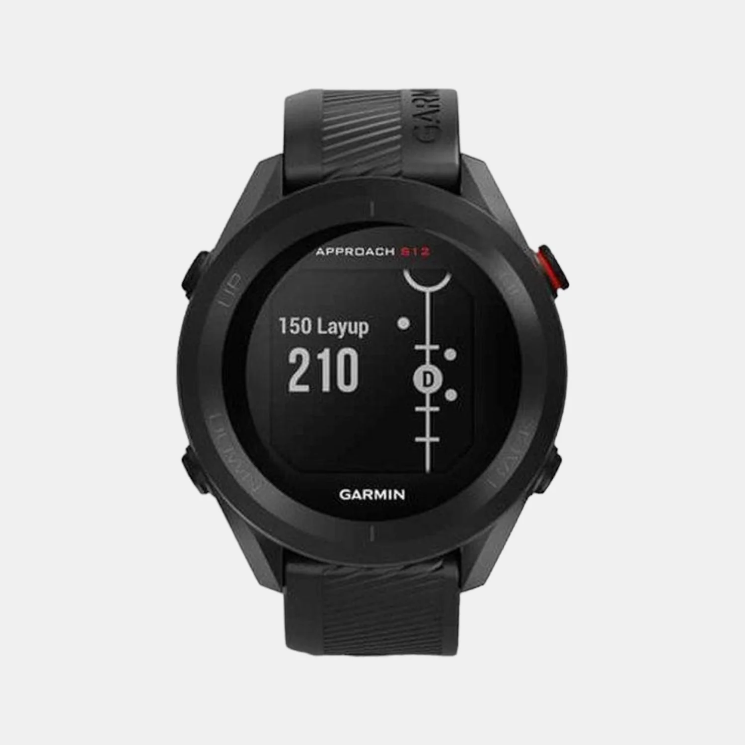 Men Processor Black Dial LCD Silicone Watch APPROACH S12 BLACK 010-02472-20