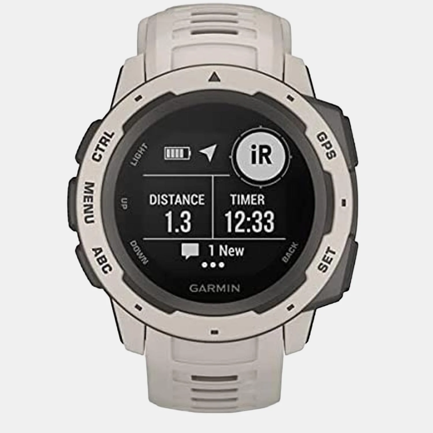 Men Processor Black Dial LCD Silicone Watch INSTINCT GPS WATCH TUNDRA - Image 4