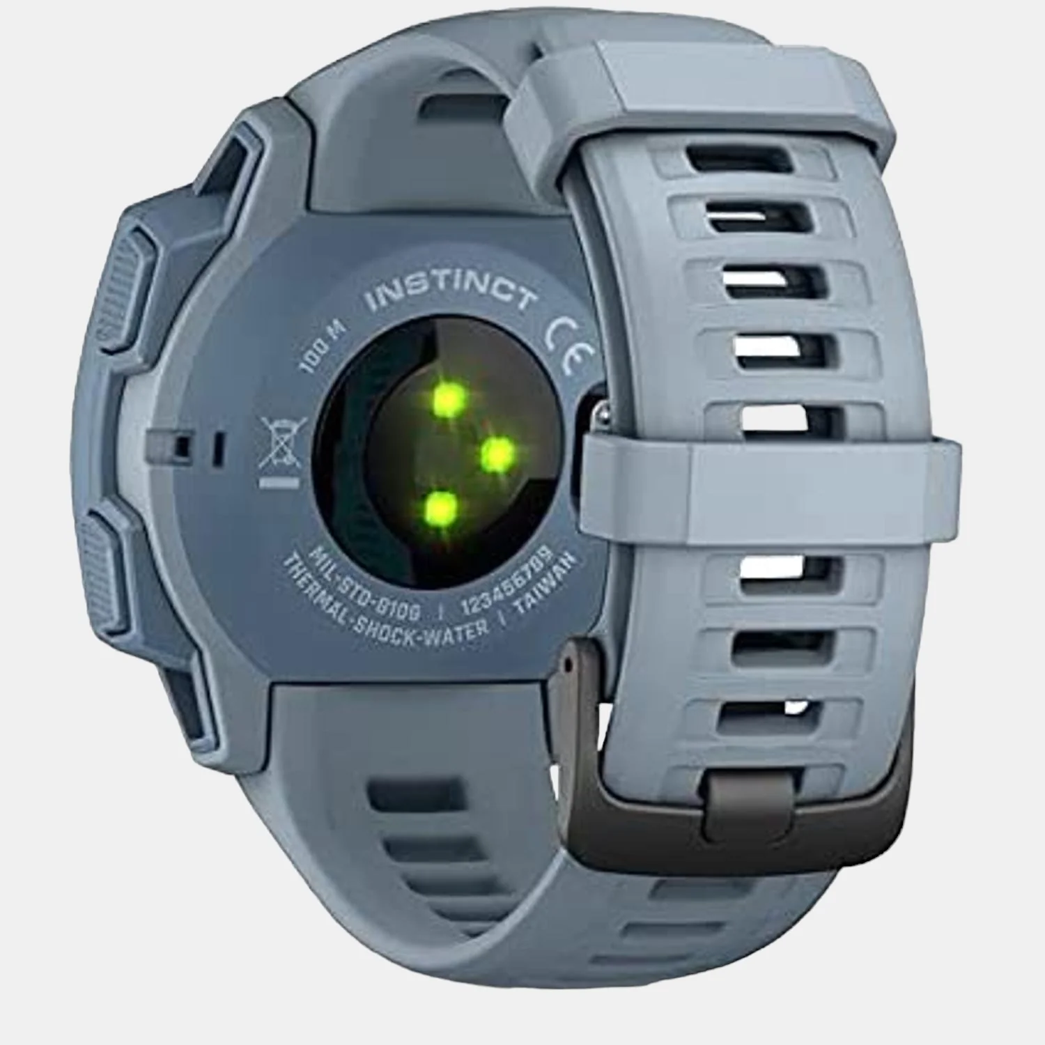 Men Processor Black Dial LCD Silicone Watch INSTINCT SEAFOAM 010-02064-64 - Image 5