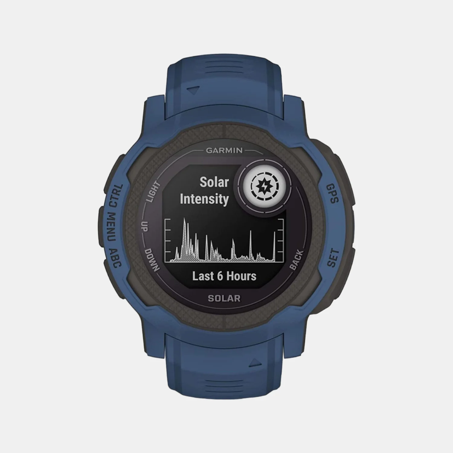 Men Processor Blue Dial Digital Silicone Watch INSTINCT SOLAR TIDAL BLUE 010-02293-36