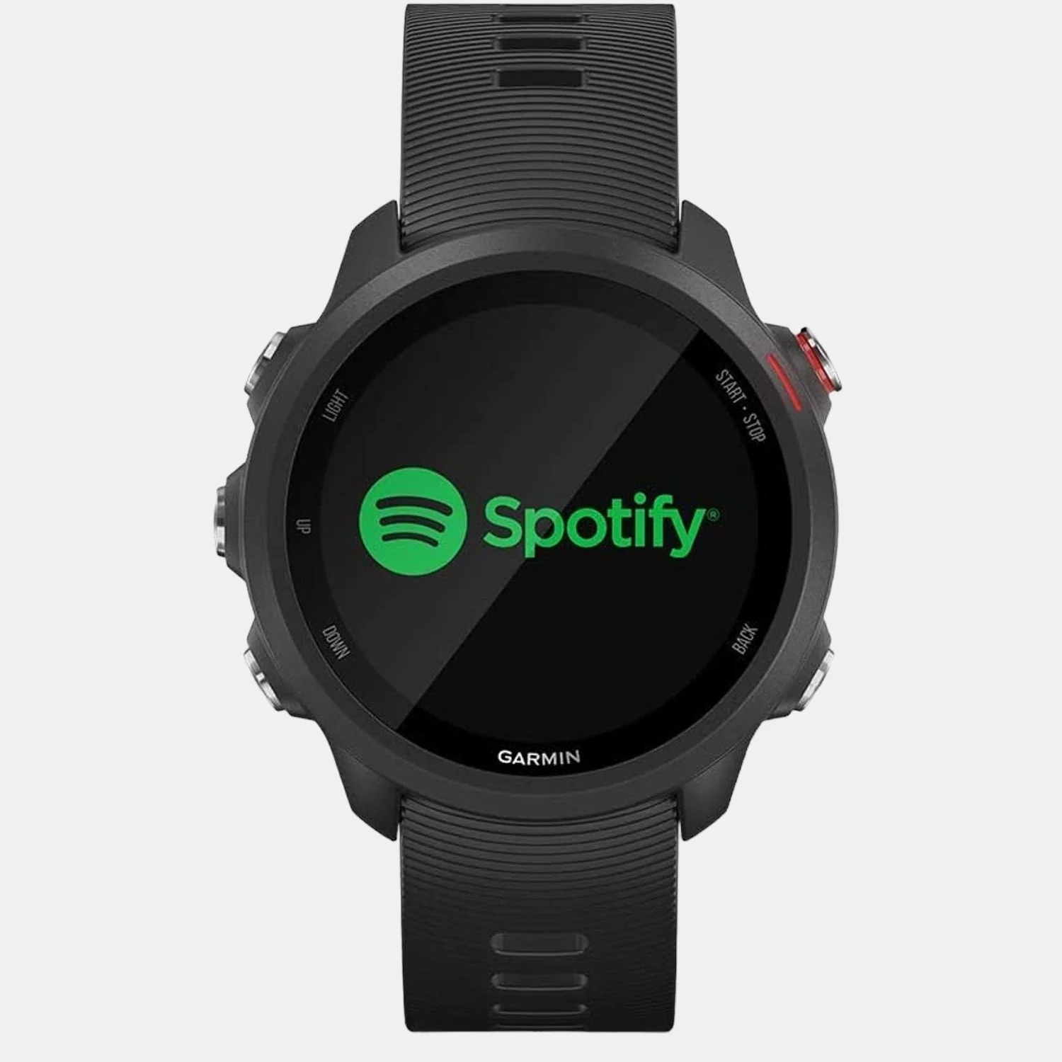 Unisex Processor Black Dial LCD Silicone Watch FORERUNNER 245 MUSIC BLACK - Image 2