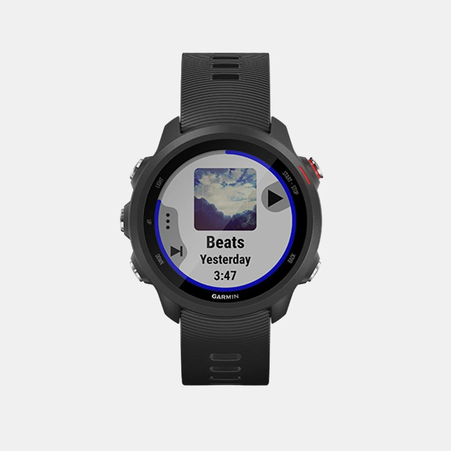 Women Processor Black Dial Digital Silicone Watch FORERUNNER 245 BLACK MUSIC - Image 2