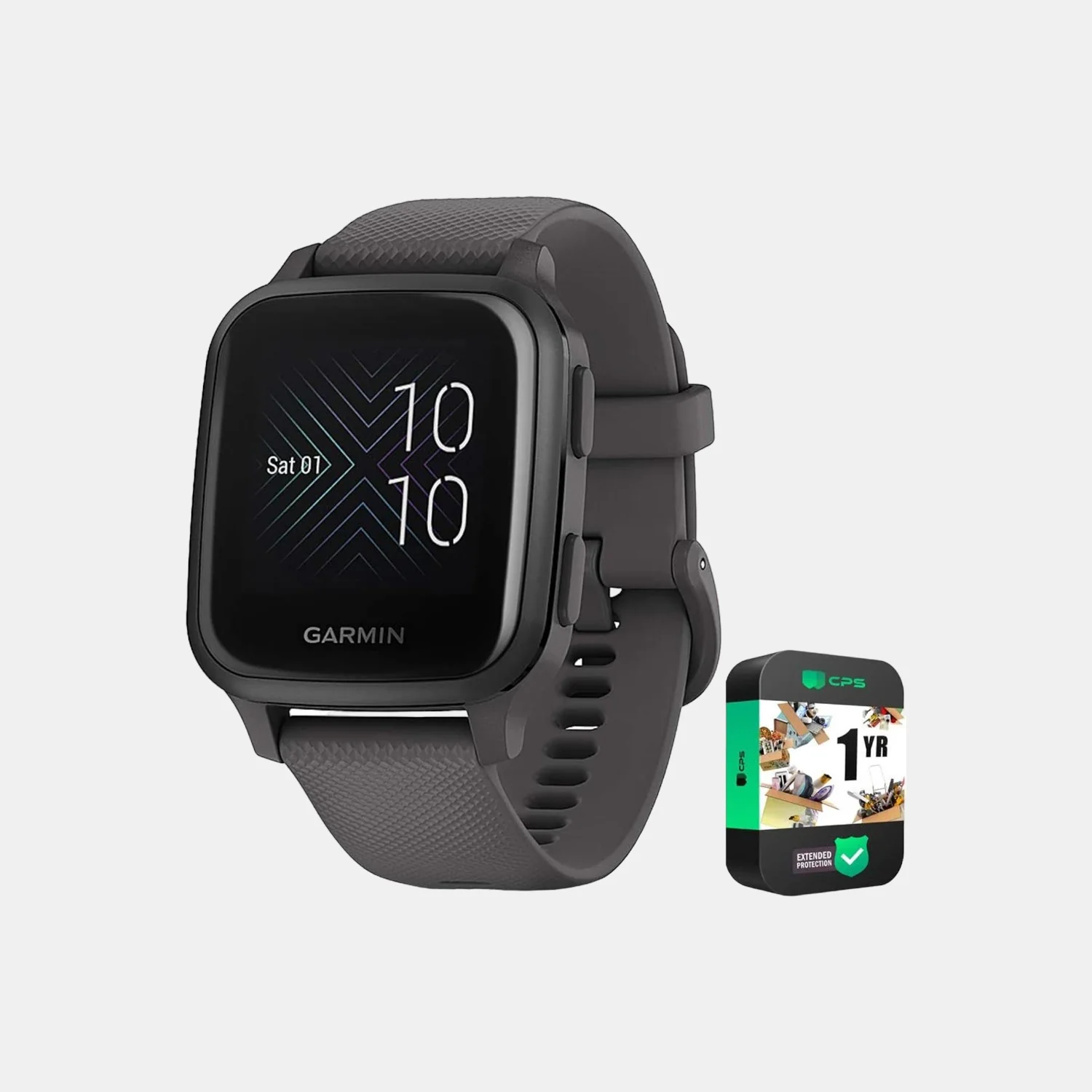 Women Processor Grey Dial Amoled Silicone Watch VENU SQ SHADOW GRAY