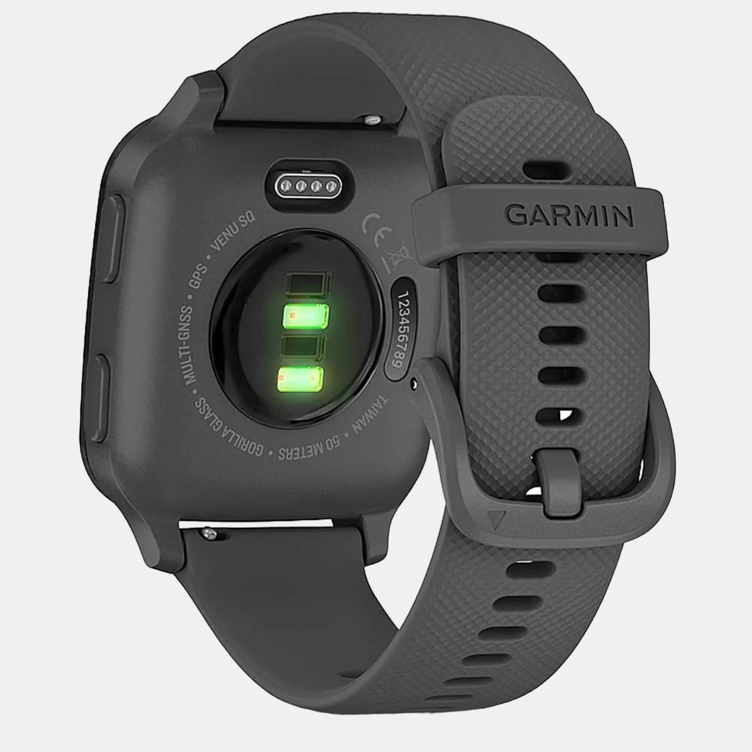 Women Processor Grey Dial Amoled Silicone Watch VENU SQ SHADOW GRAY - Image 6