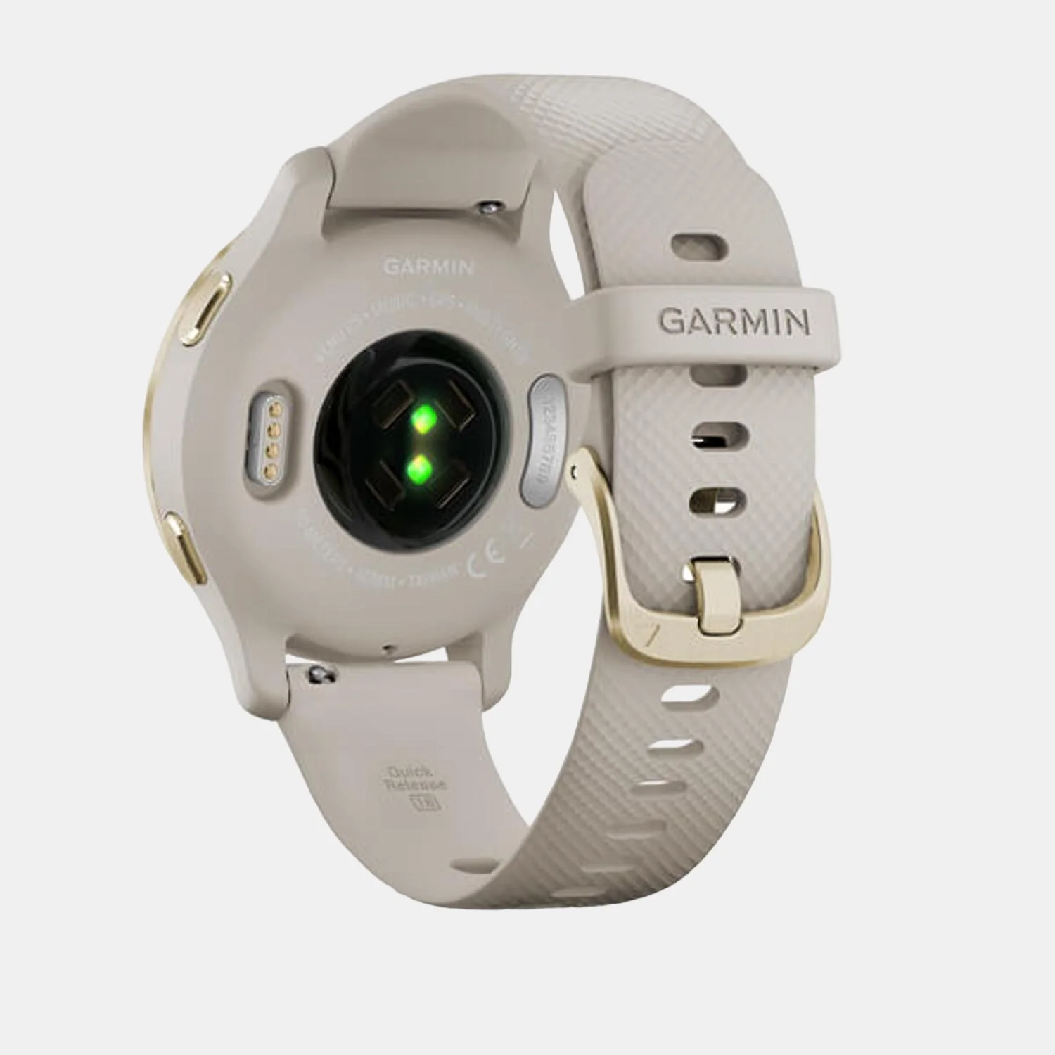 Women Processor Two Tone Dial Amoled Silicone Watch VENU 2S LIGHT GOLDSTEELBEZEL 010-02429-71 - Image 5