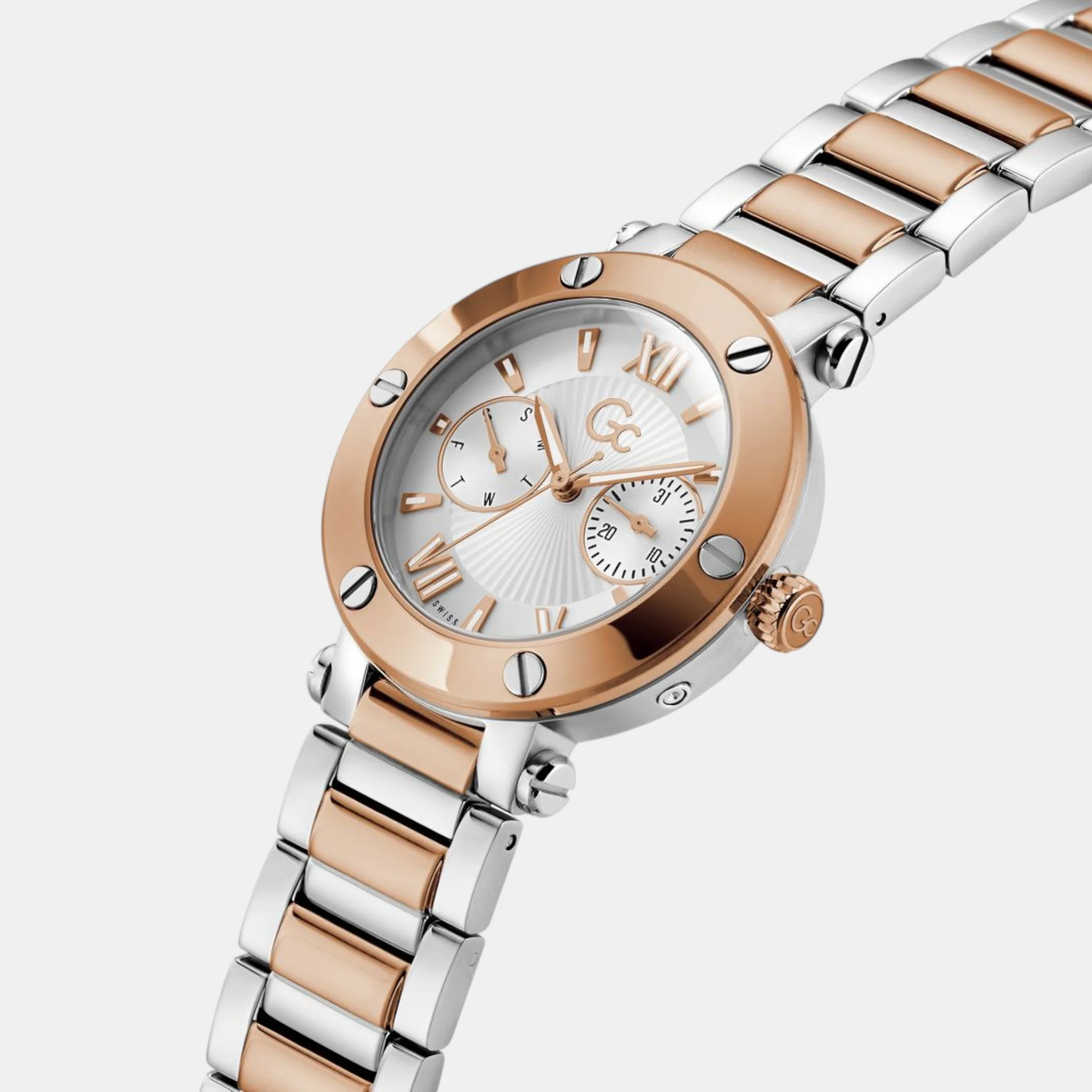 Aura Women Quartz White Dial Analog Stainless Steel Watch Z48002L1MF - Image 4
