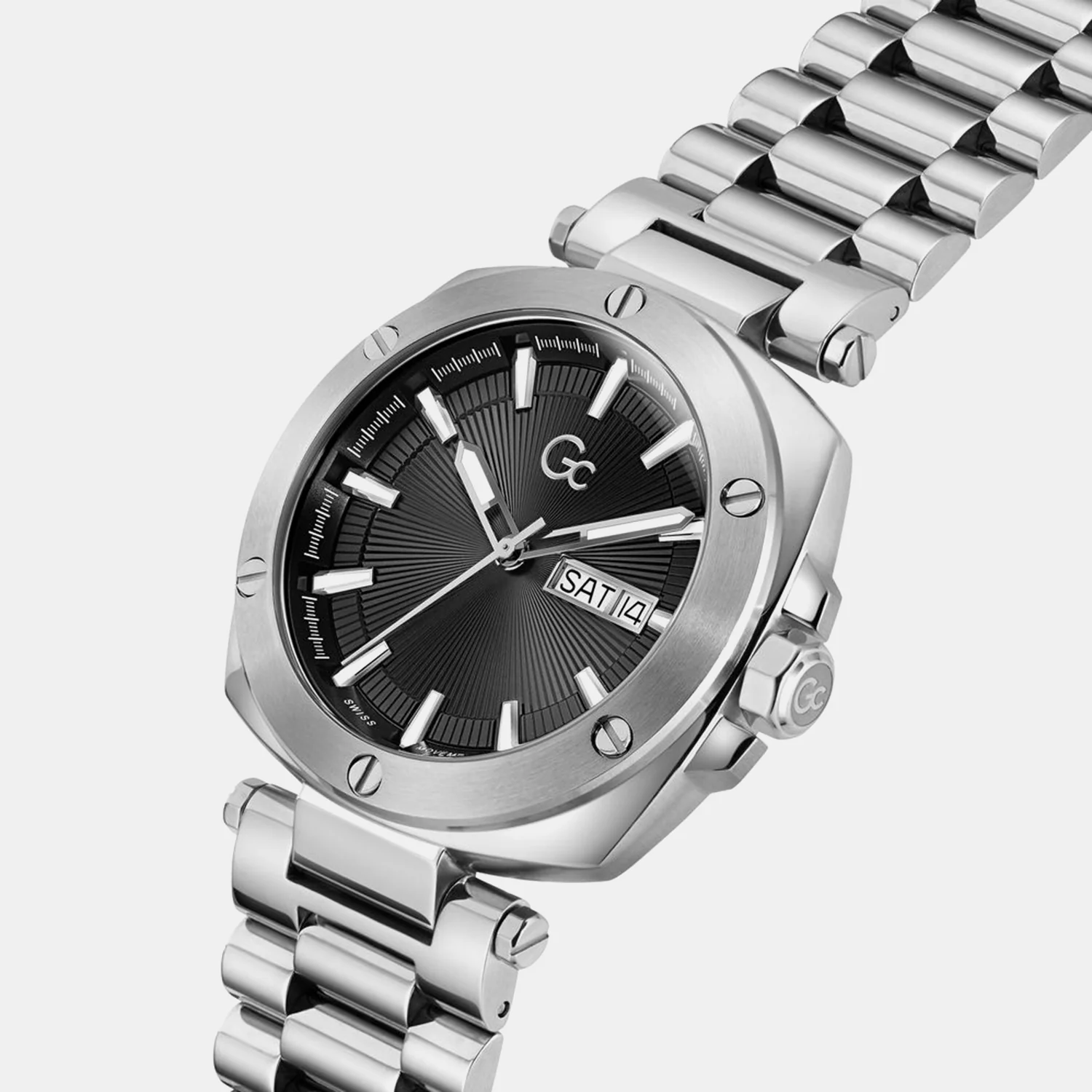 Dress Men Quartz Black Dial Analog Stainless Steel Watch Z78001G2 - Image 6