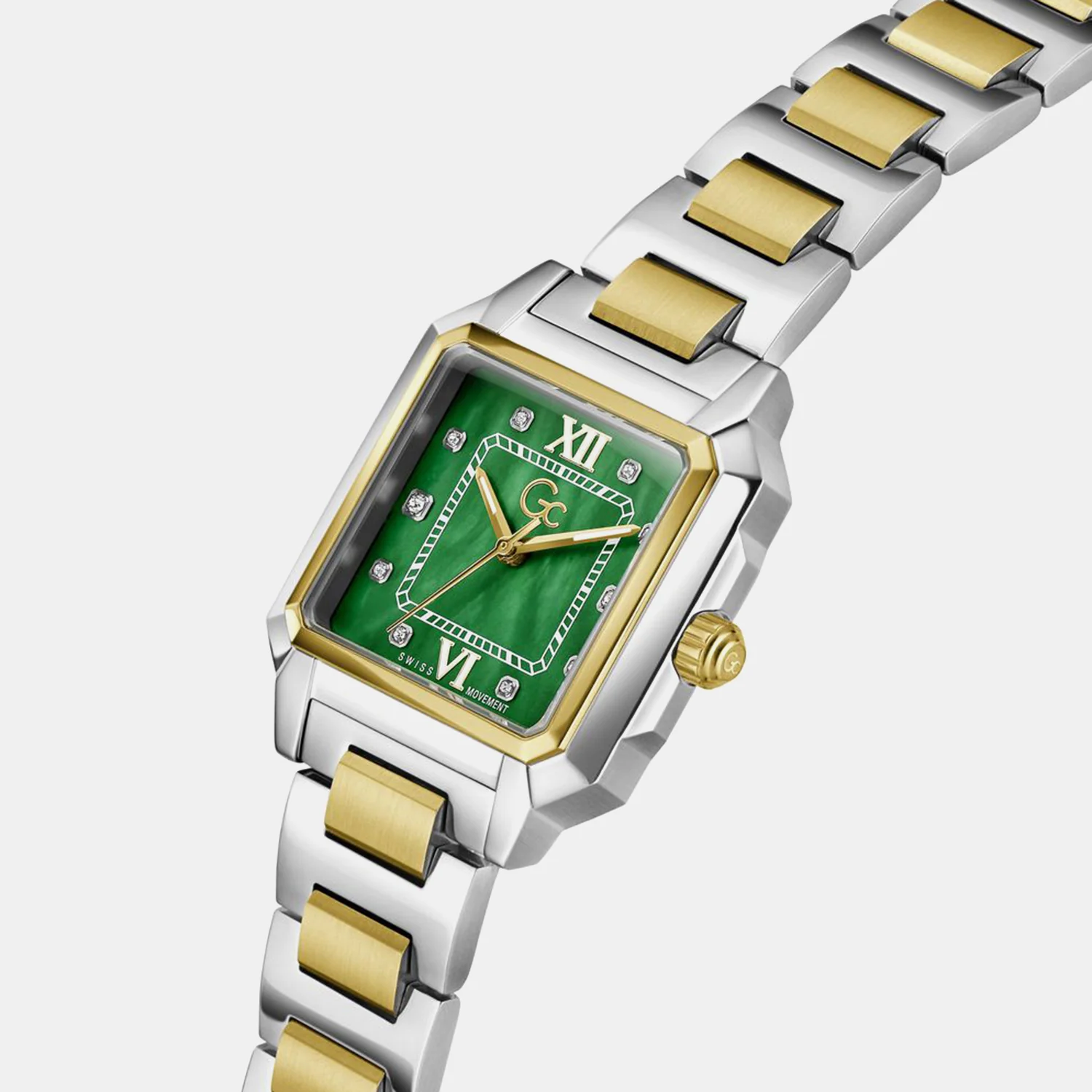Dress Women Quartz Green Dial Analog Stainless Steel Watch Z72002L9 - Image 4