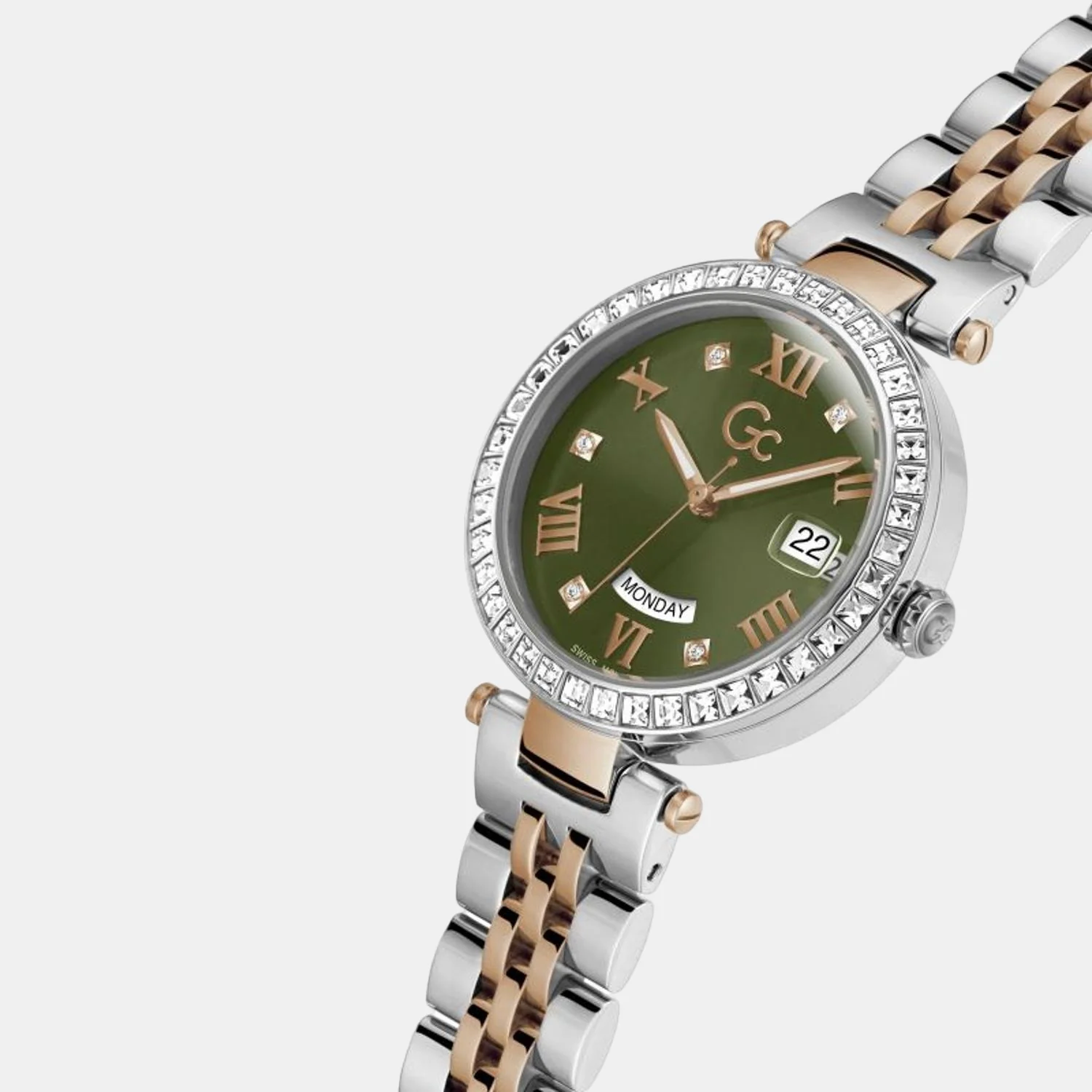 Flair Women Quartz Green Dial Analog Stainless Steel Watch Z01010L9MF - Image 4