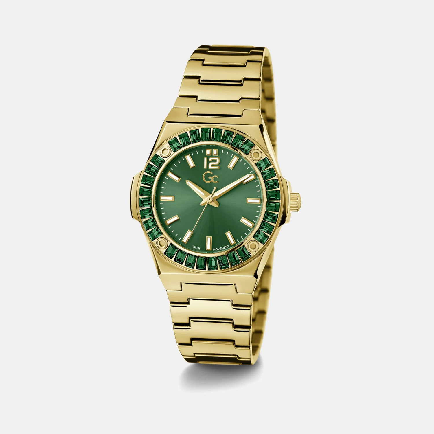 Idol Women Quartz Green Dial Analog Stainless Steel Watch Z34002L9MF - Image 3