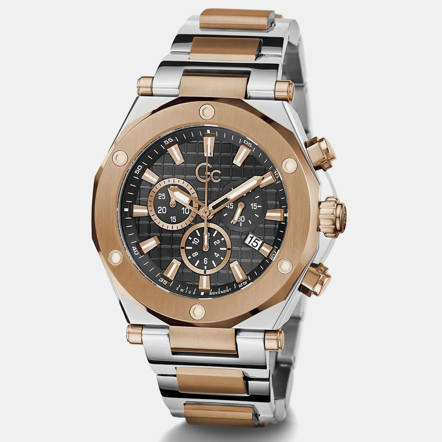 Legacy Chrono Men Quartz Black Dial Chronograph Stainless Steel Watch Z18001G2MF - Image 4