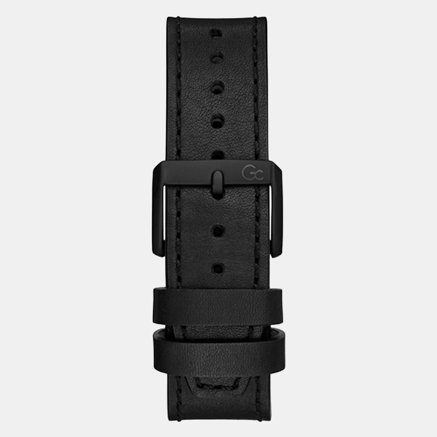 Men Quartz Black Dial Chronograph Leather Watch Y83003G2MF - Image 2