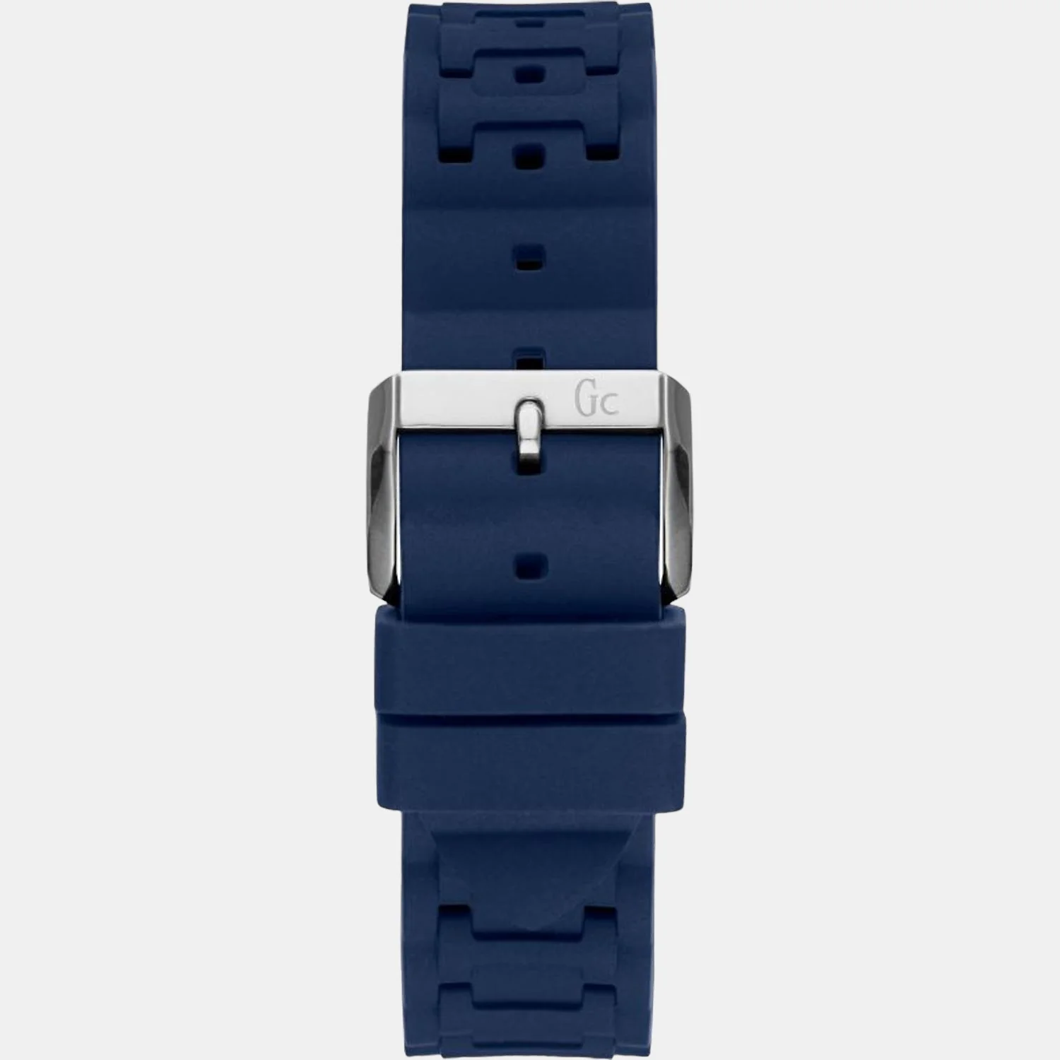 Men Quartz Blue Dial Chronograph Silicone Watch Y53007G7MF - Image 3