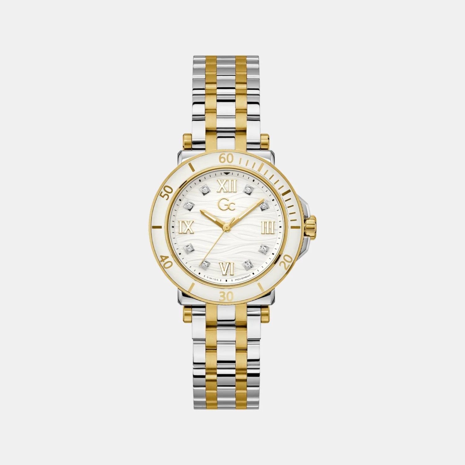 One Sport Women Quartz White Dial Analog Stainless Steel Watch Z45002L1MF - Image 2