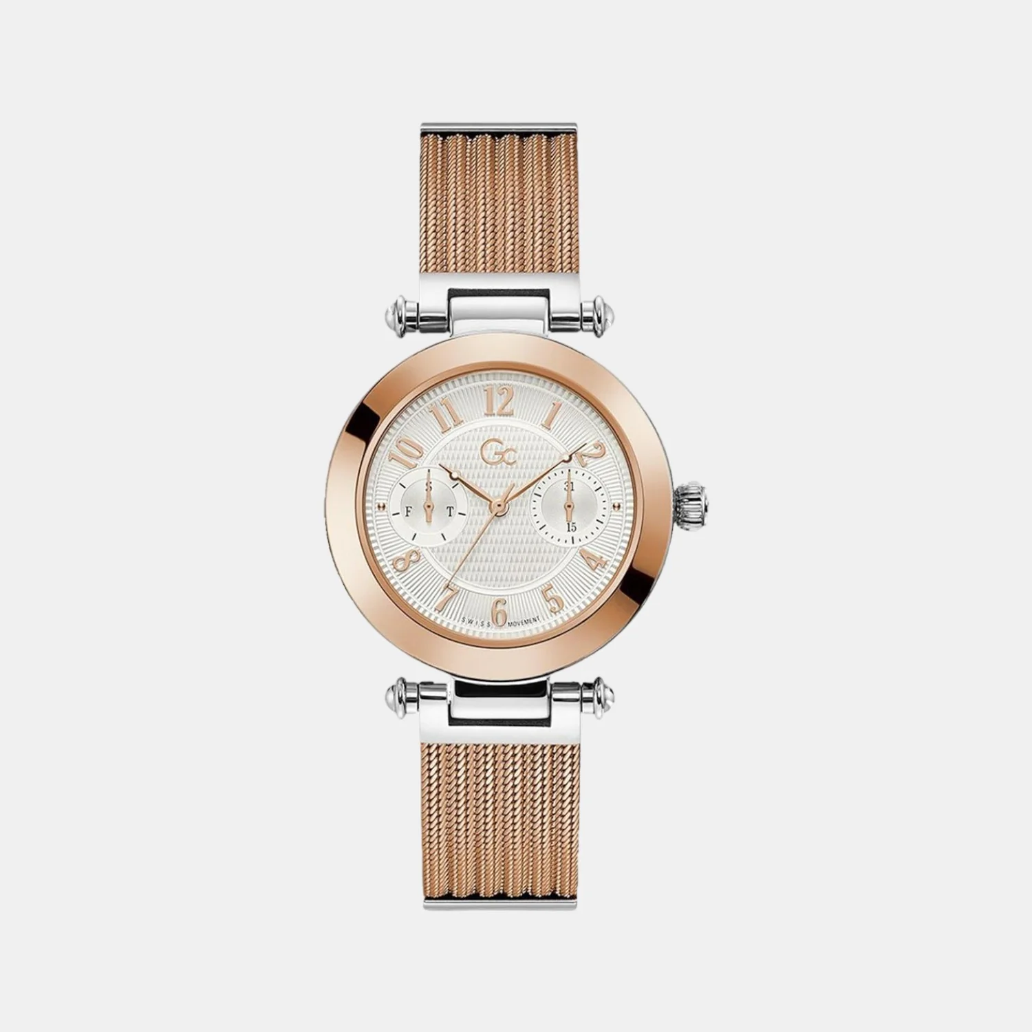 Prime Chic Women Quartz Silver Dial Analog Stainless Steel Watch Y48002L1MF
