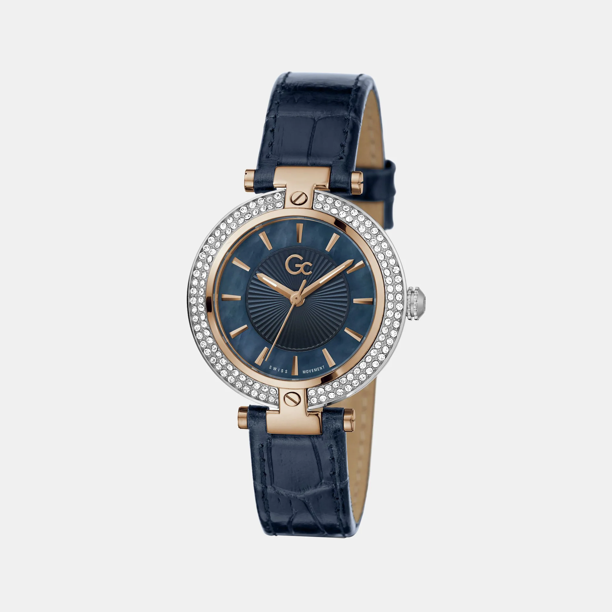 Vogue Ladies Women Quartz Blue Dial Analog Leather Watch Z22003L7MF - Image 5