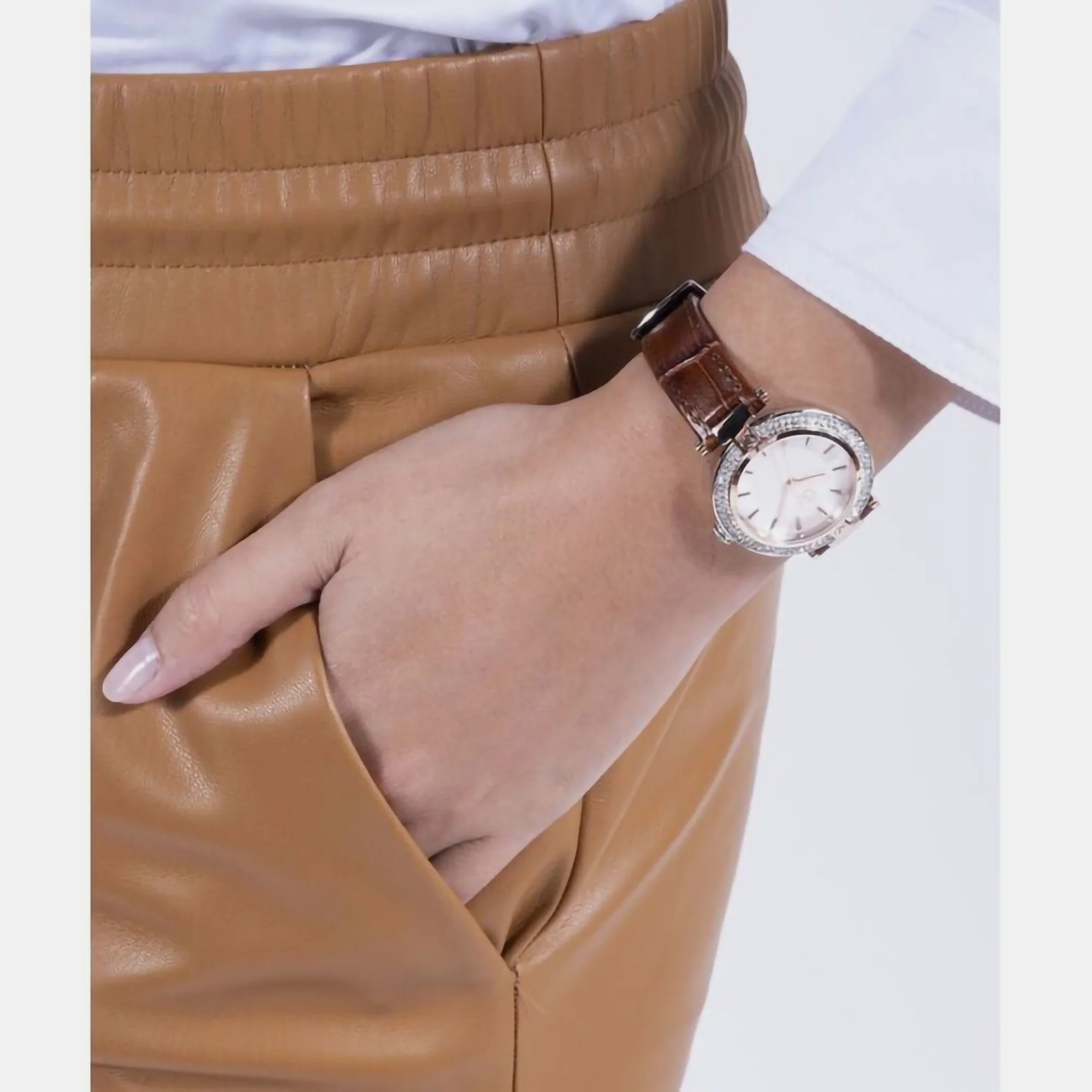Vogue Women Quartz White Dial Analog Leather Watch Z22004L1MF - Image 10
