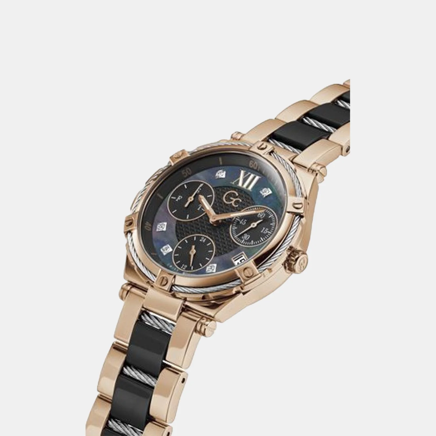 Women Quartz Black Dial Analog Stainless Steel Watch Y87001L2MF - Image 4