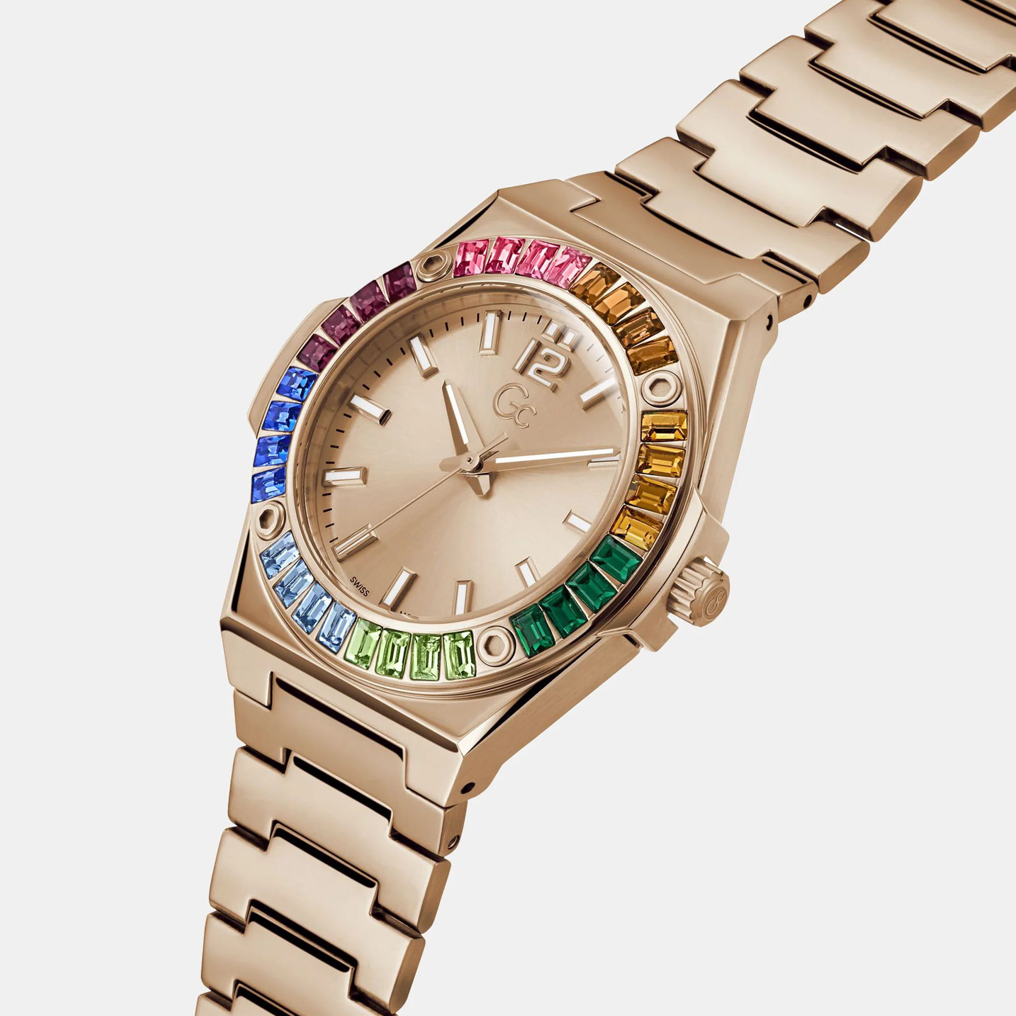 Women Quartz Rose Gold Dial Analog Stainless Steel Watch Z34004L3MF - Image 3