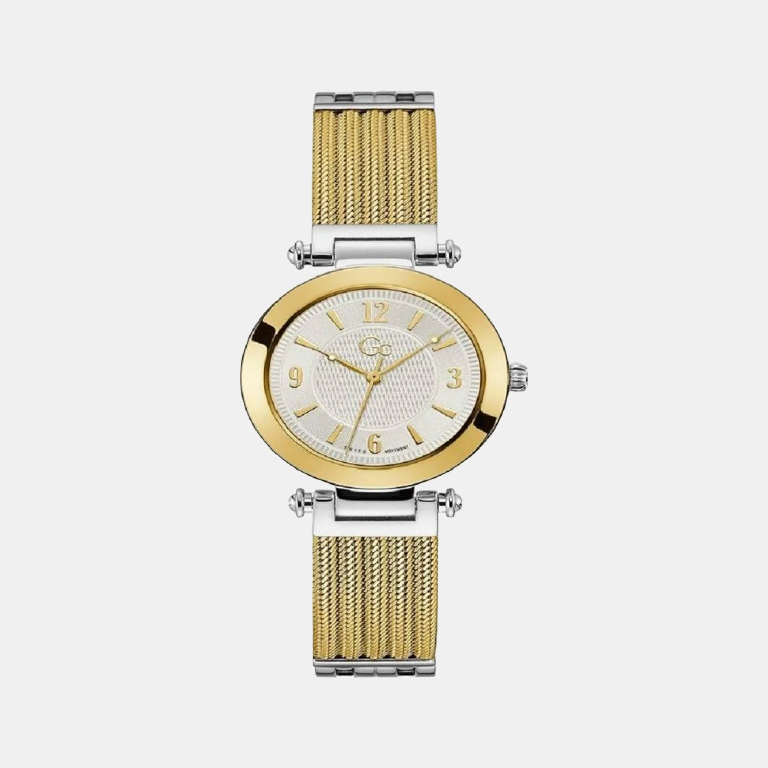 Women Quartz Silver Dial Analog Stainless Steel Watch Y59005L1