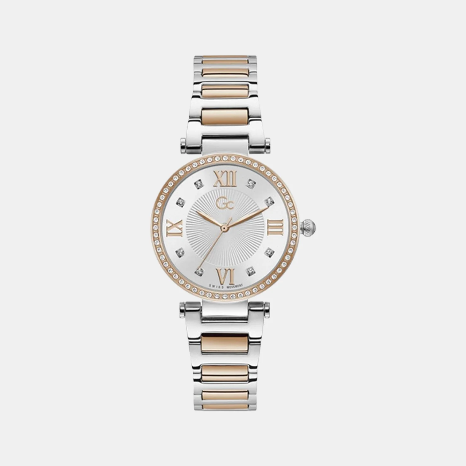Women Quartz Silver Dial Analog Stainless Steel Watch Y64001L1MF