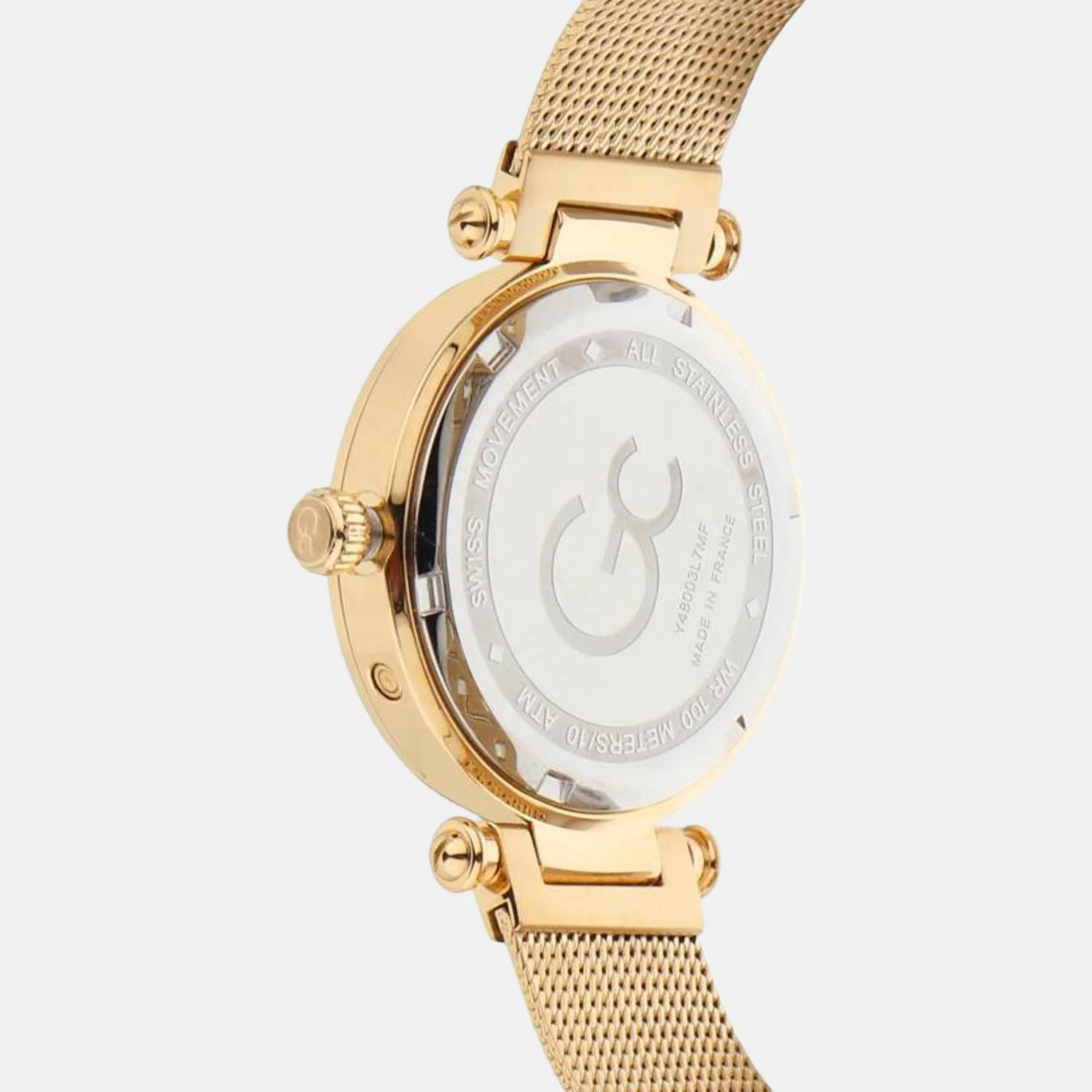 Women Quartz White Dial Analog Stainless Steel Watch Y48003L7 - Image 3