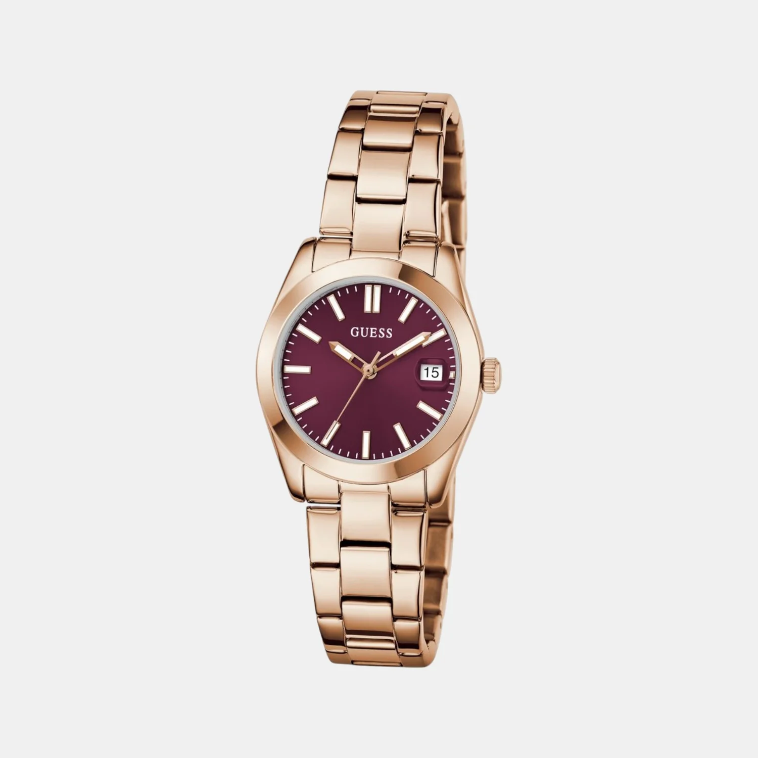 Alice Women Quartz Red Dial Analog Recycled Steel Watch GW0934L5 - Image 4