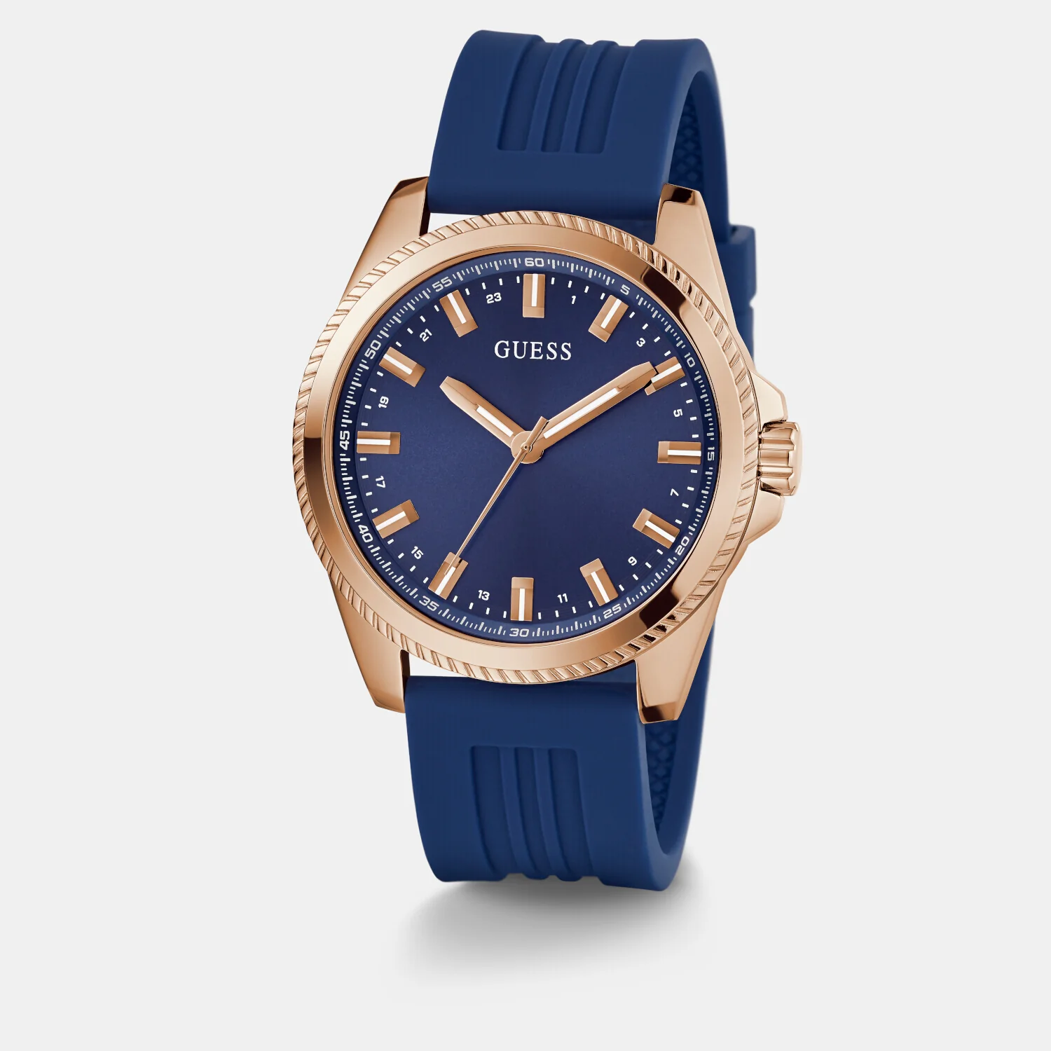 Champ Men Quartz Blue Dial Analog Silicone Watch GW0639G3 - Image 6