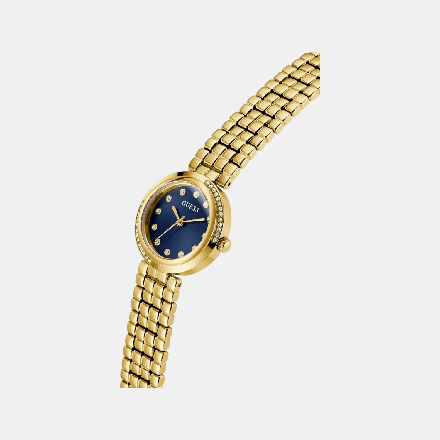 Clara Women Quartz Blue Dial Analog Recycled Steel Watch GW0930L4 - Image 5