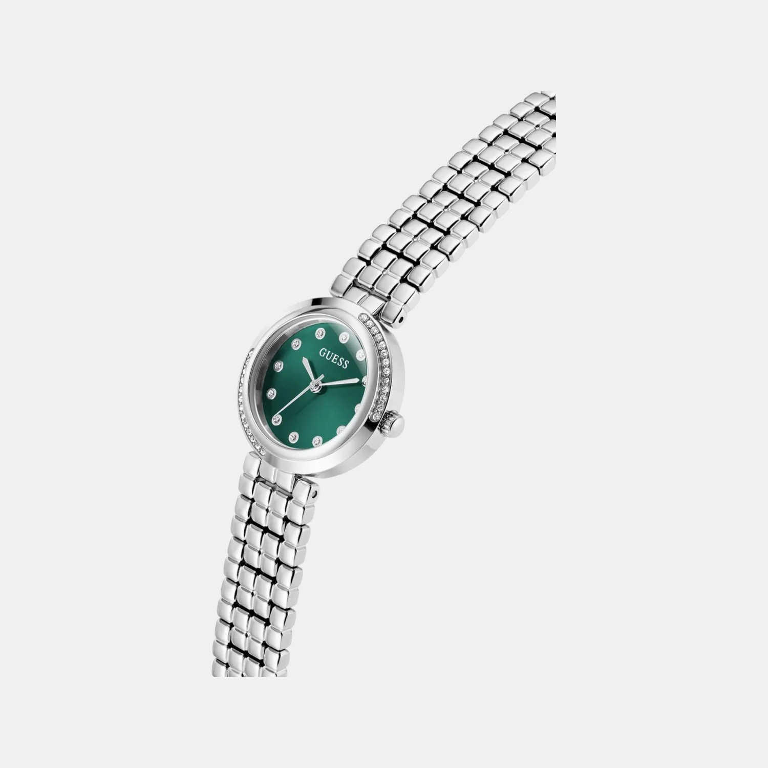Clara Women Quartz Green Dial Analog Recycled Steel Watch GW0930L1 - Image 6