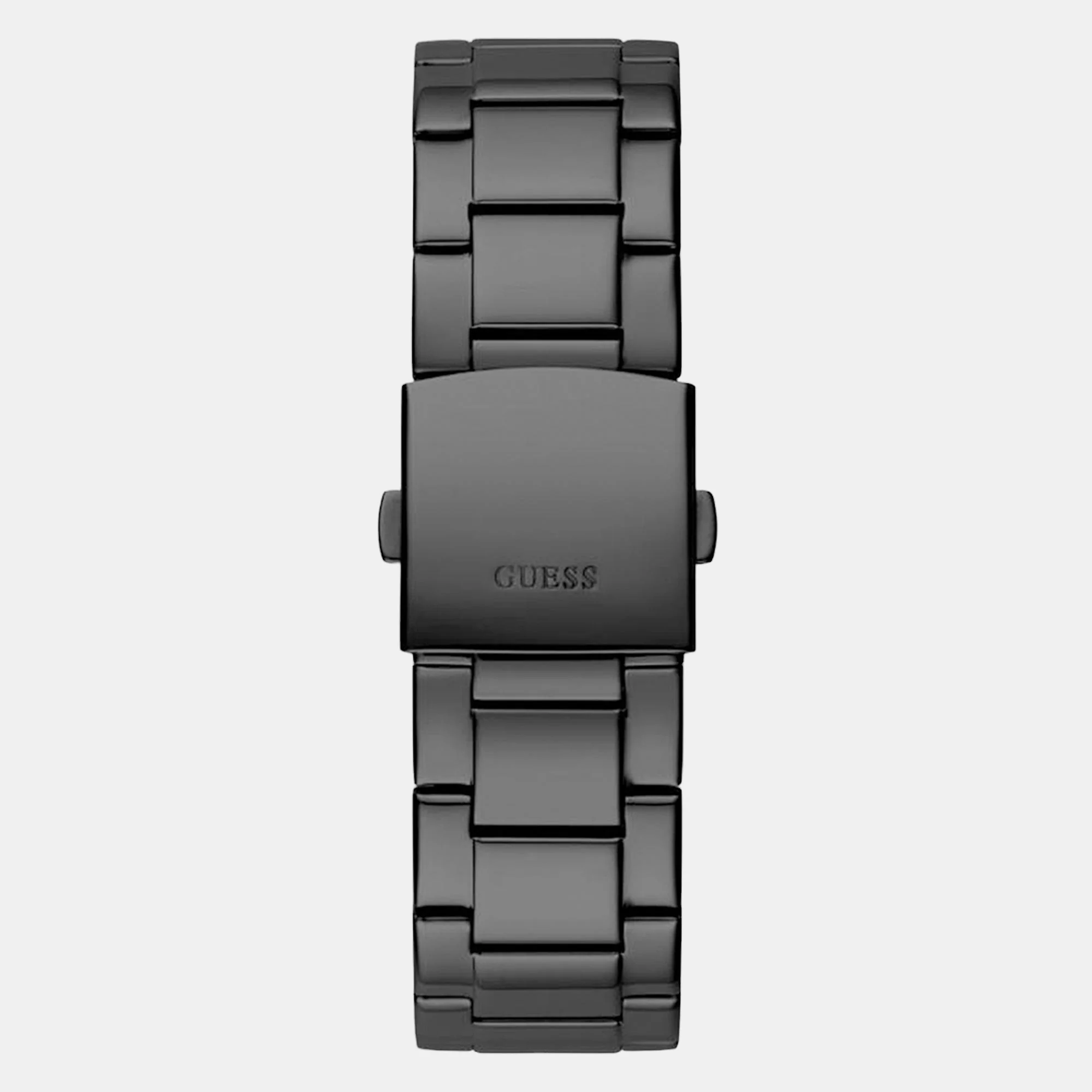 Crescent Men Quartz Black Dial Analog Stainless Steel Watch GW0574G3 - Image 4