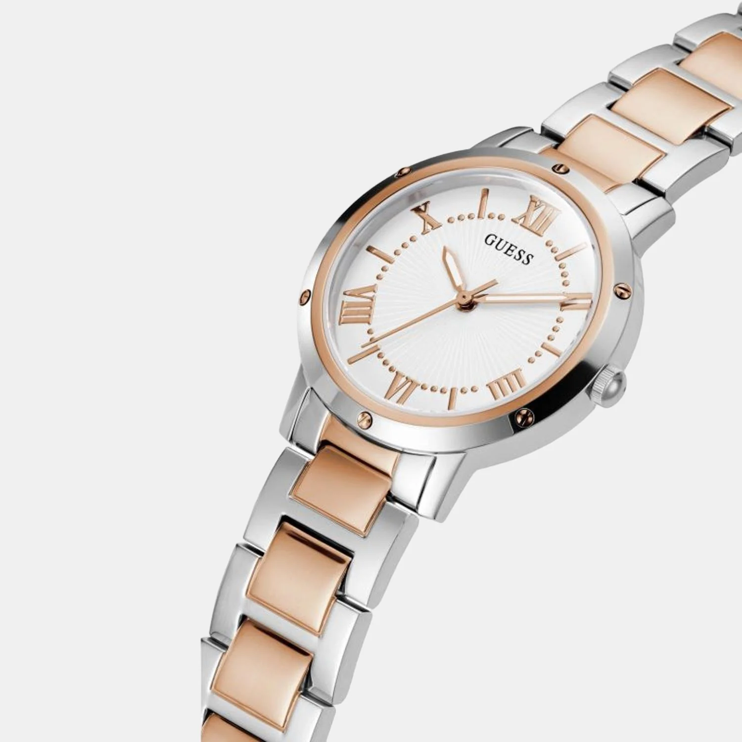Dawn Women Quartz White Dial Analog Stainless Steel Watch GW0404L3 - Image 3