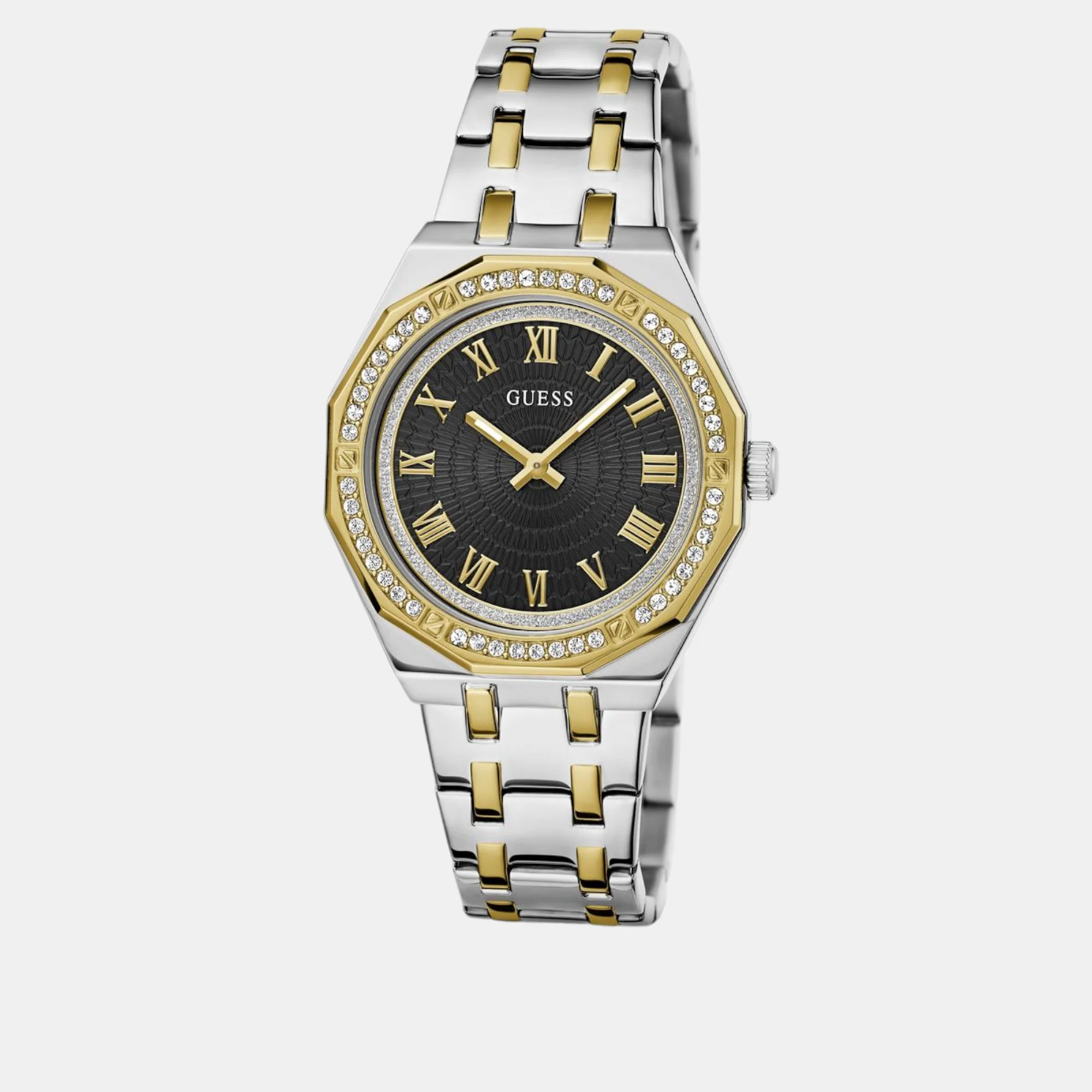 Desire Women Quartz Black Dial Analog Stainless Steel Watch GW0770L4 - Image 3