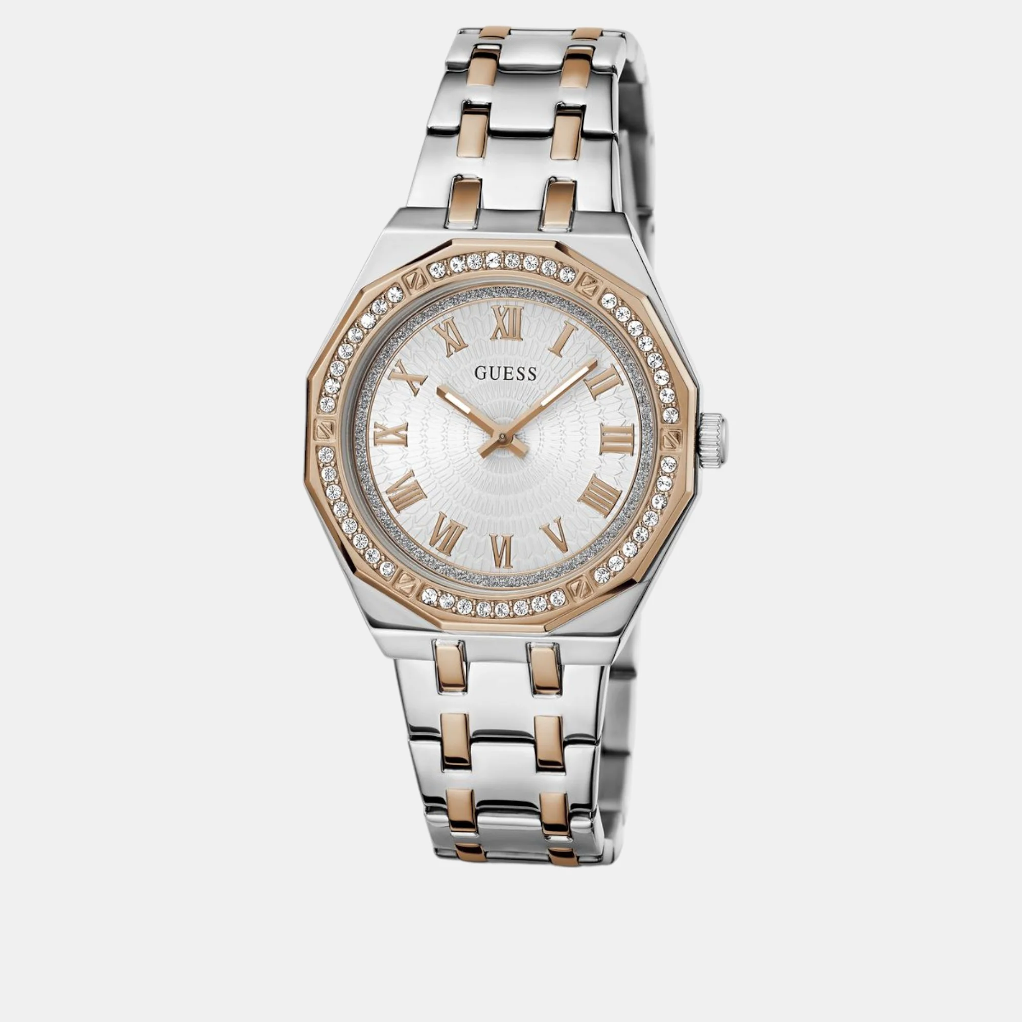 Desire Women Quartz White Dial Analog Stainless Steel Watch GW0770L5 - Image 3