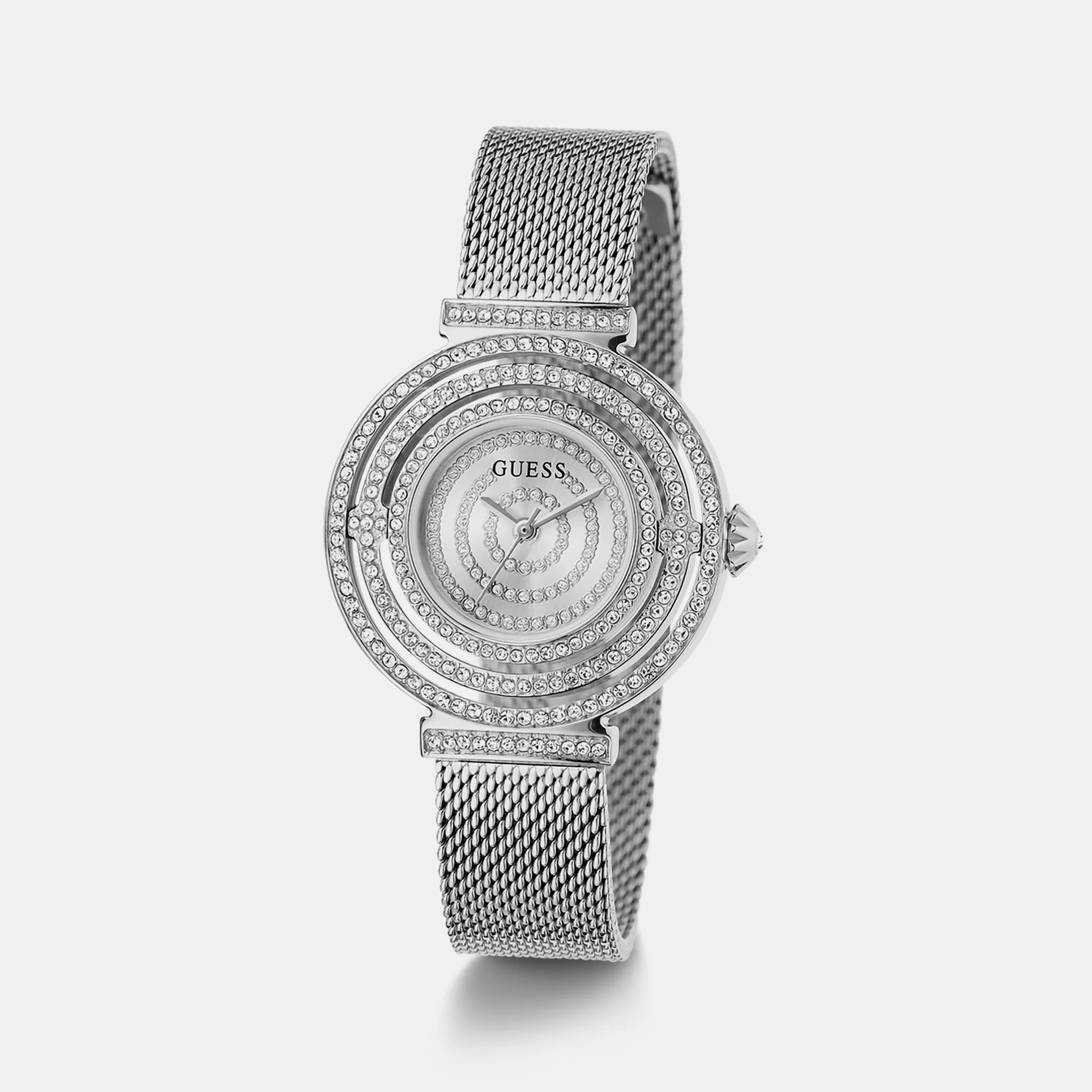 Dream Women Quartz Silver Dial Analog Mesh Watch GW0550L1 - Image 4