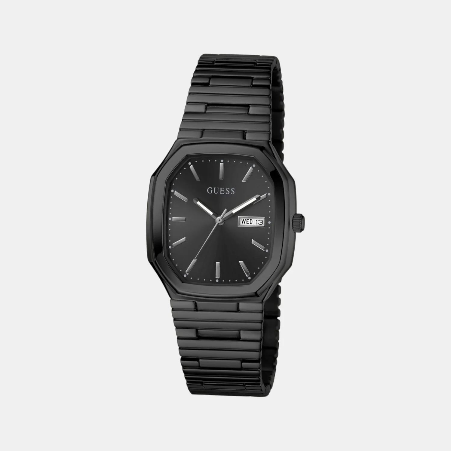 Dress Men Quartz Black Dial Analog Recycled Steel Watch GW0978G4 - Image 2